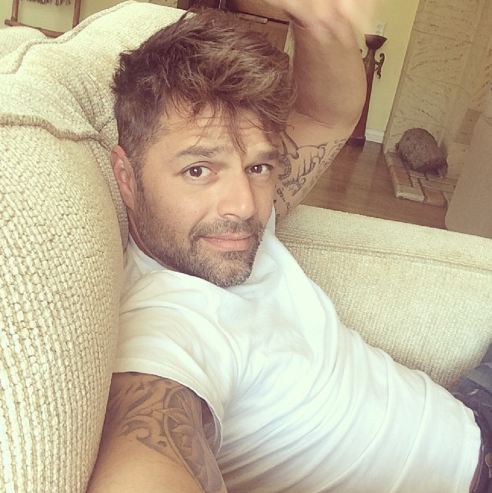 Ricky Martin, encantado con la vida española