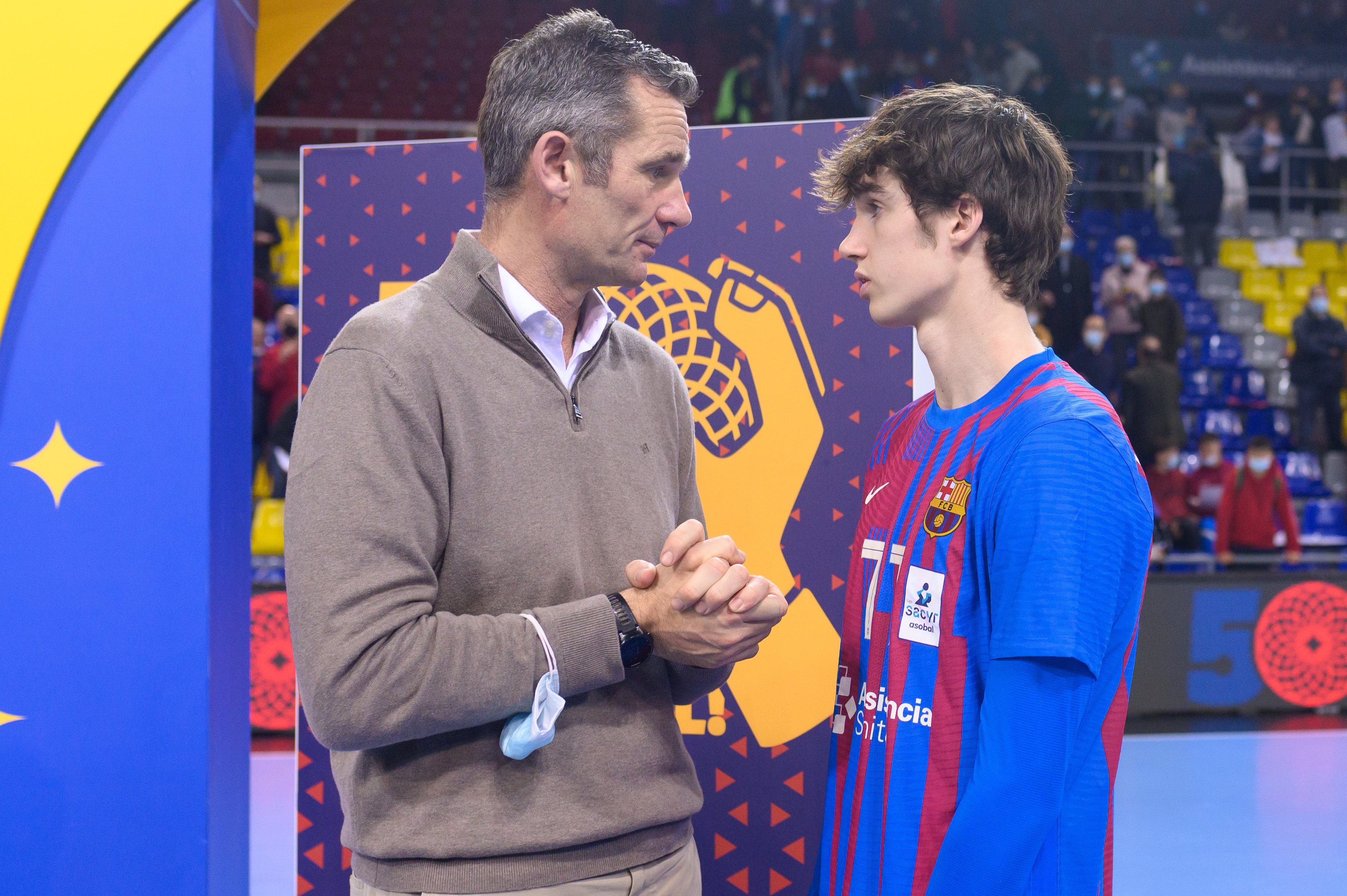 Única foto de Joan Laporta amb Iñaki Urdangarin al Palau: les mirades ho diuen tot