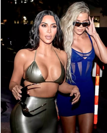 Kim Kardashian posa en bikini junto a su hermana Khloé y rompe las redes sociales