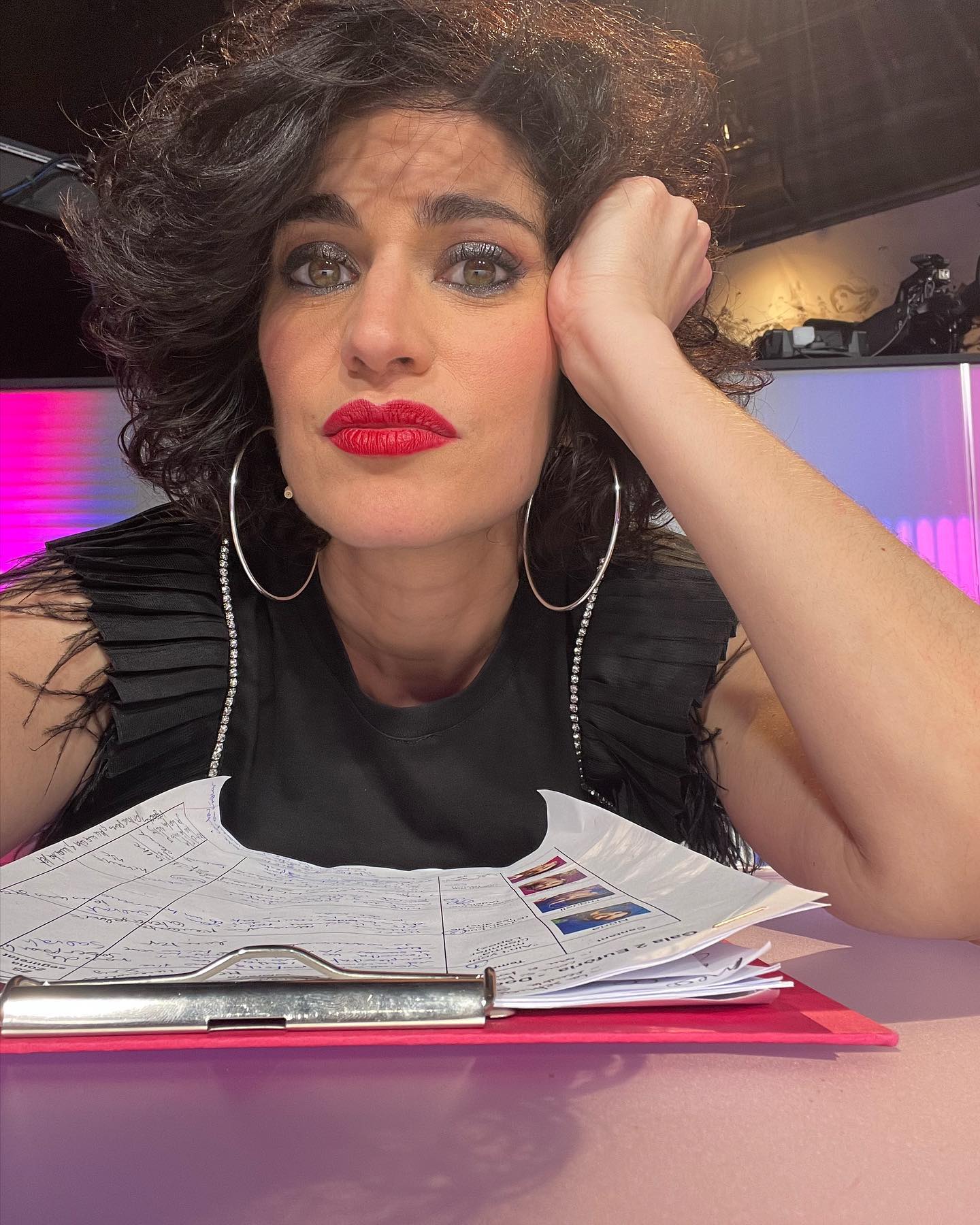 Elena Gadel, pelos de punta con una imagen de hace 18 años: "El mundo del teatro también es esto"