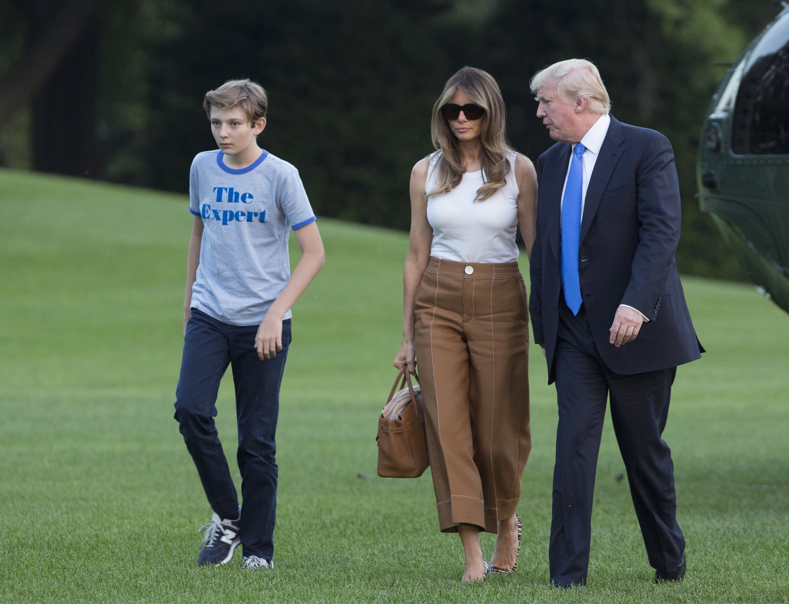 Primera nit de Melania Trump i el seu fill a la Casa Blanca