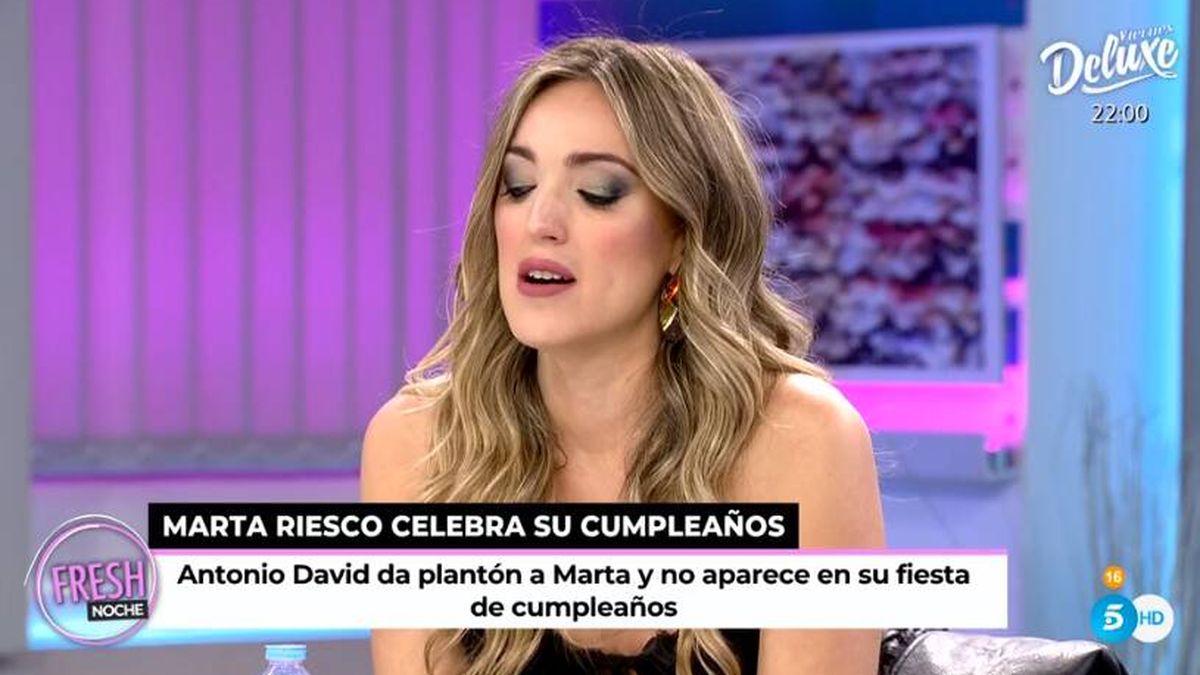 Marta Riesco ha sido apartada del ‘Programa de Ana Rosa’ y ‘Ya son las ocho’