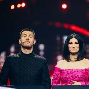Presentadores Eurovisión 2022 Laura Pausini Mika Alessandro Cattelan