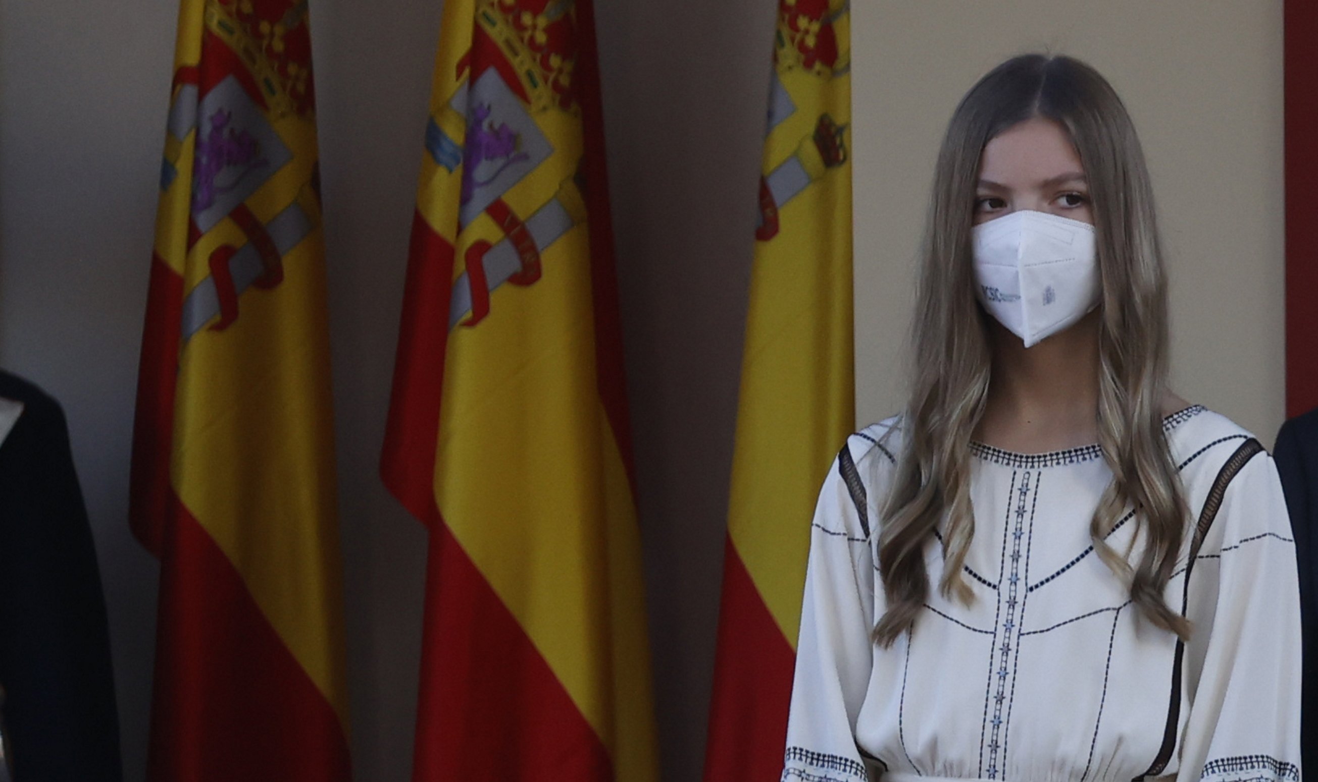 La infanta Sofía fa un gest impropi d'un Borbó durant l'aniversari de la seva tieta