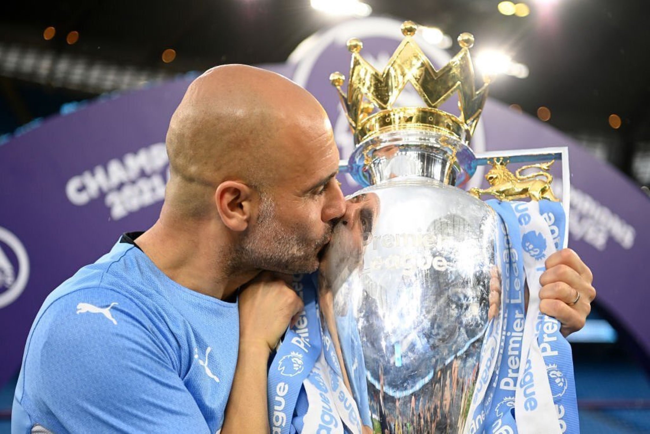 Los hijos de Guardiola emocionan tras ganar la Premier: la pequeña, clavada a él