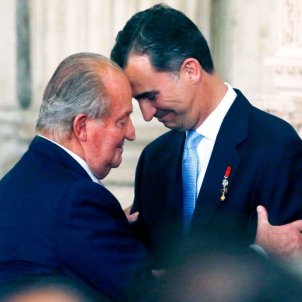 Felipe VI y Juan Carlos I EFE