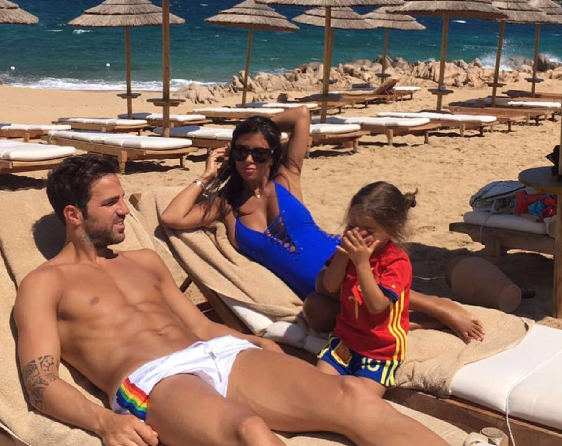 Les vacances més familiars de Cesc Fàbregas