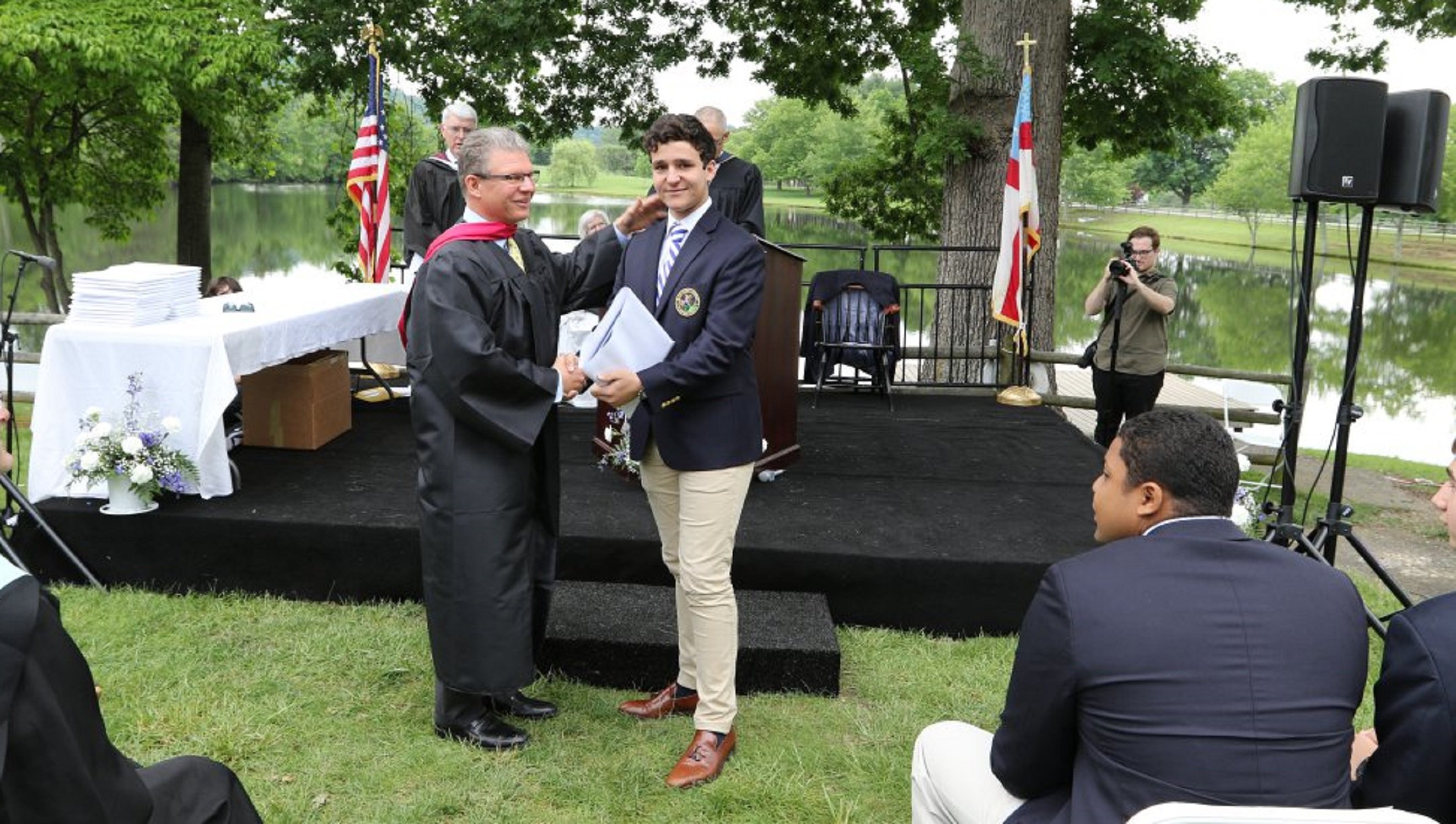 Así fue la graduación americana de Froilán