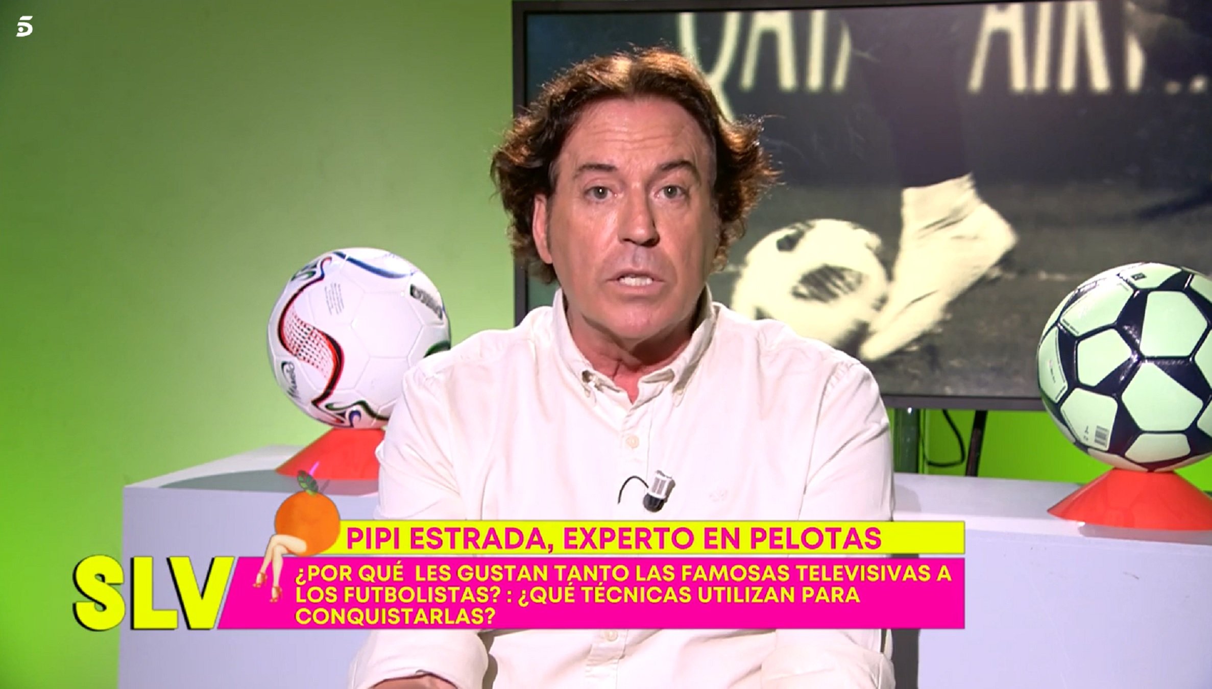 Pipi Estrada posa verds els futbolistes: "Van molt catxondos i no donen la cara"