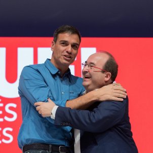 Acte de proclamació de Miquel Iceta com a candidat a la presidència de la generalitat amb Pedro Sánchez, Laura Gómez Acte de proclamació de Miquel Iceta com a candidat a la presidència de la generalitat amb Pedro Sánchez, Laura Gómez