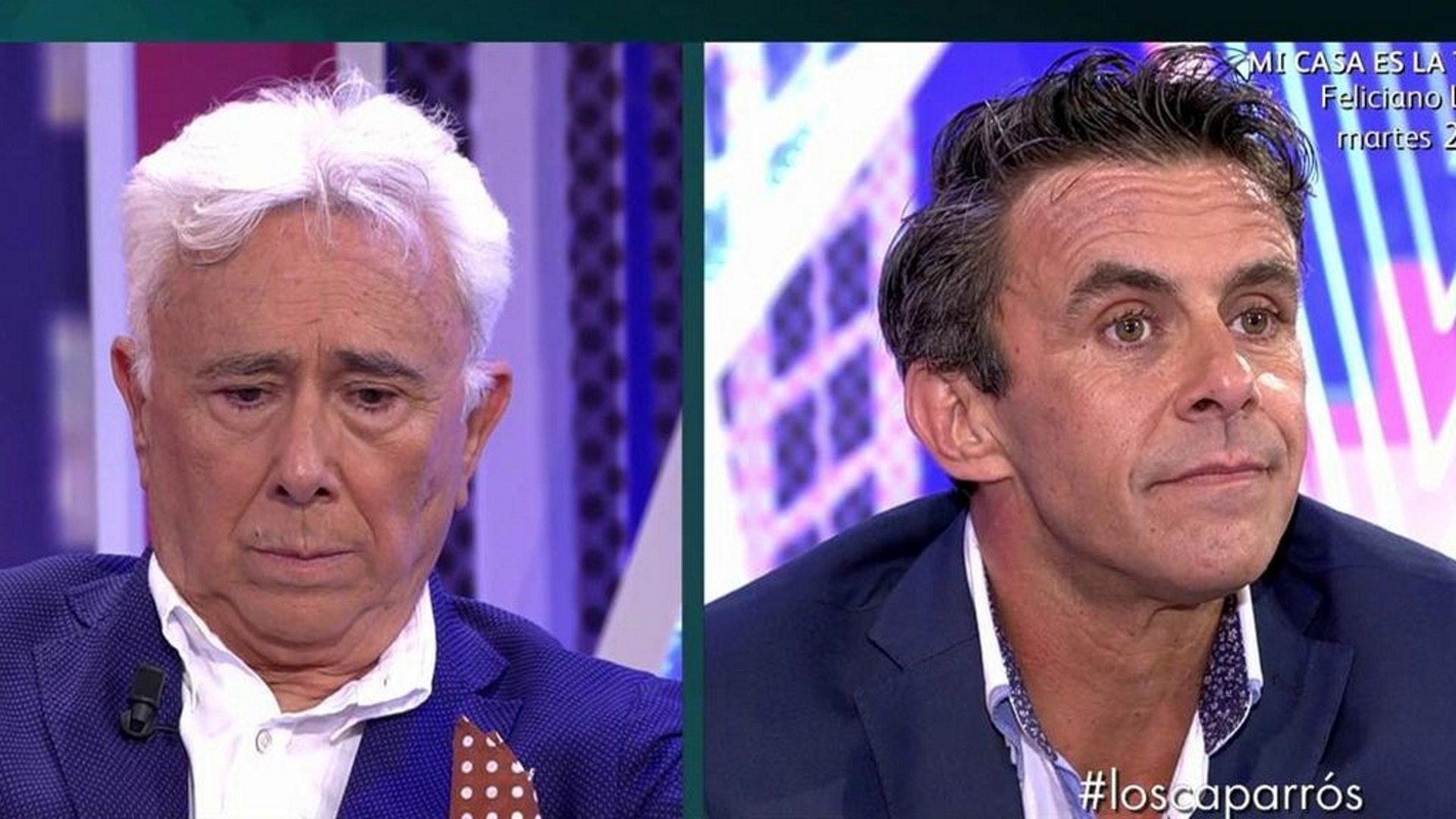 La dura discussió entre els Caparrós, el moment més tens de Jorge Javier a televisió