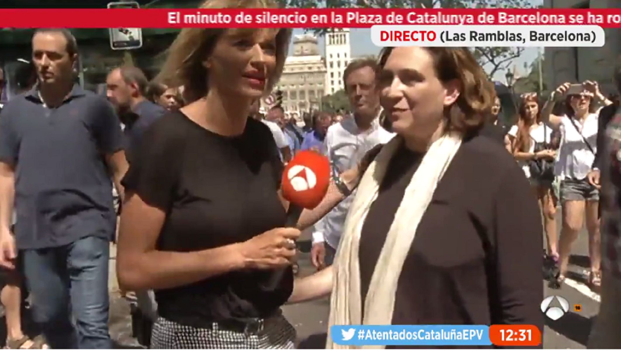 Griso, Ana Rosa i Ferreras fan de reporters a la Rambla
