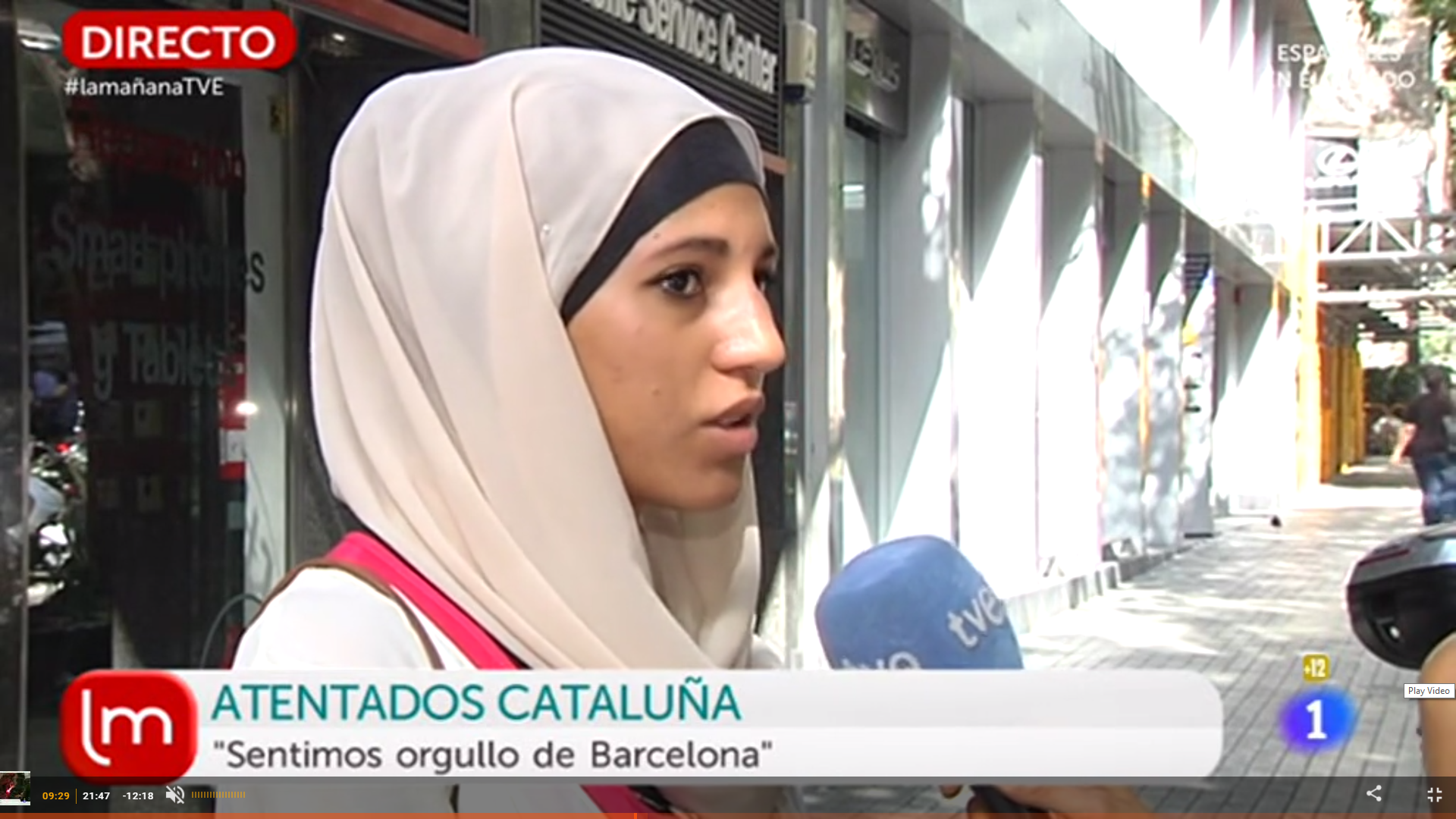 TVE, criticada per una entrevista “racista” a una dona musulmana