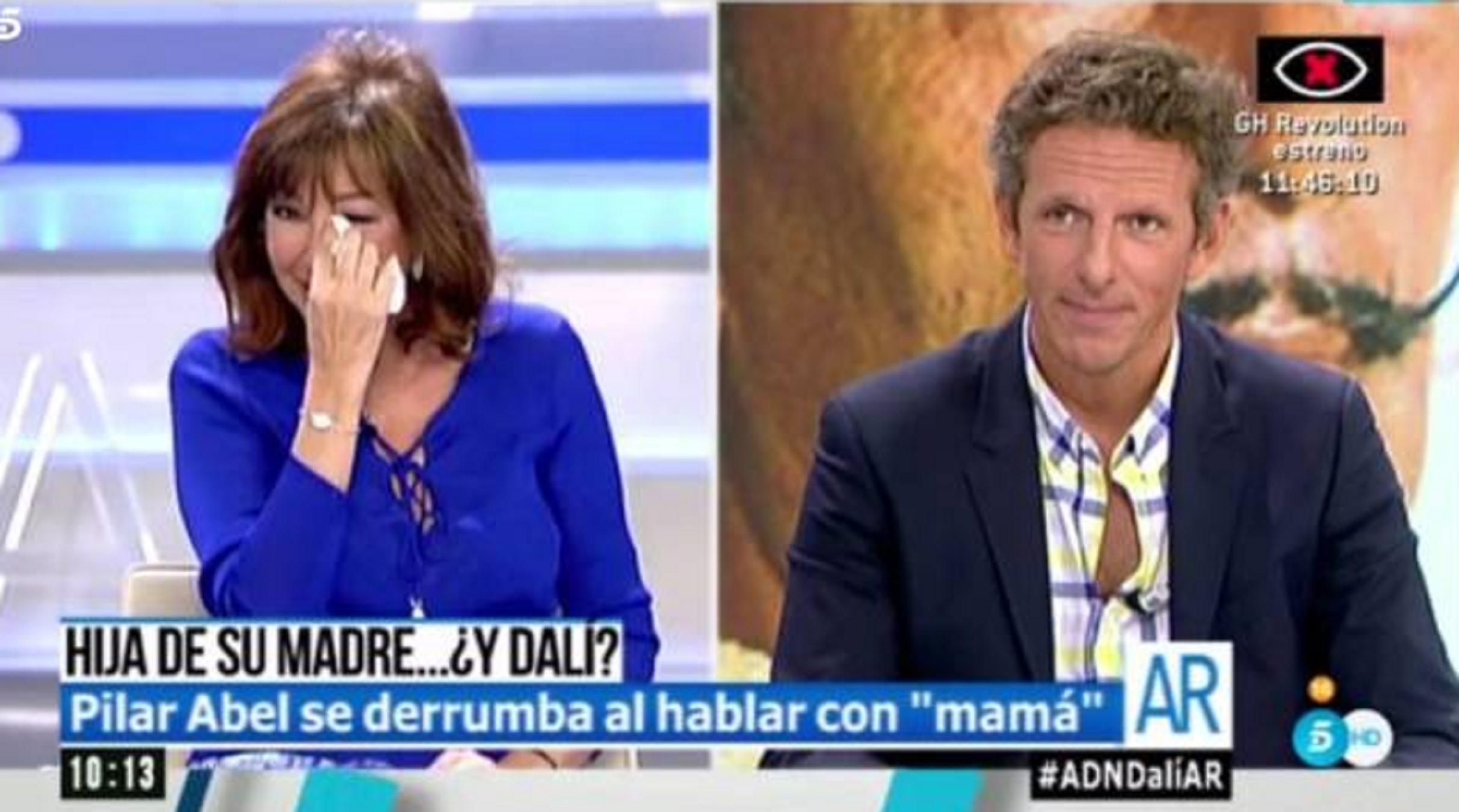 Ana Rosa Quintana protagoniza un contagioso ataque de risa en directo