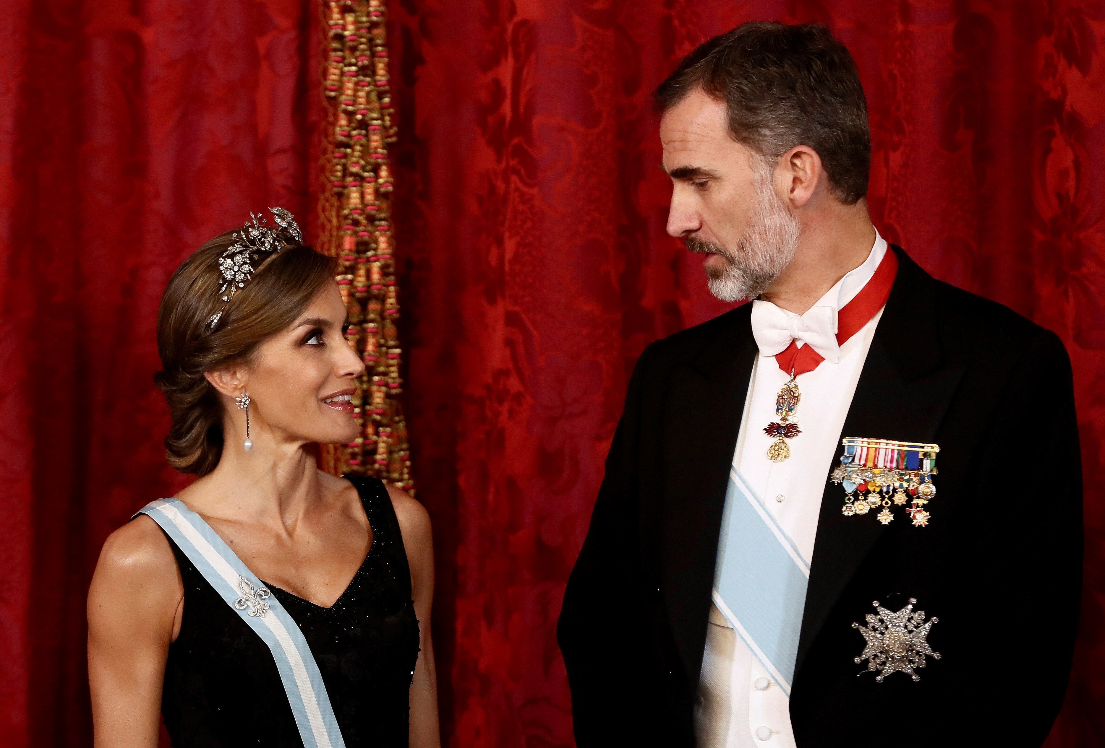 Letícia es vesteix com les Infantes en el seu últim ‘look’ de gala