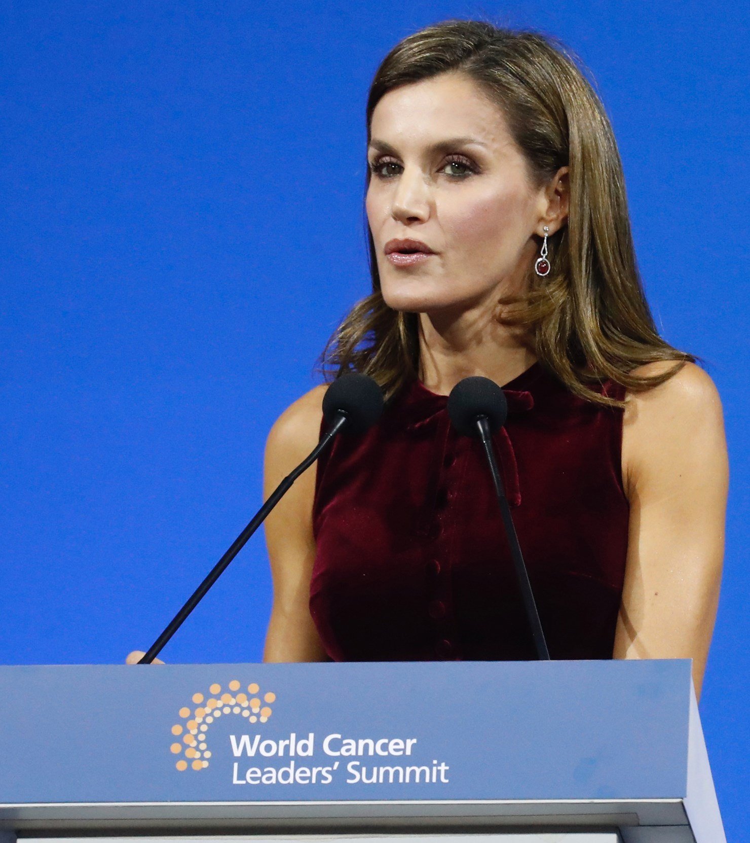 Letizia se despide compungida de México