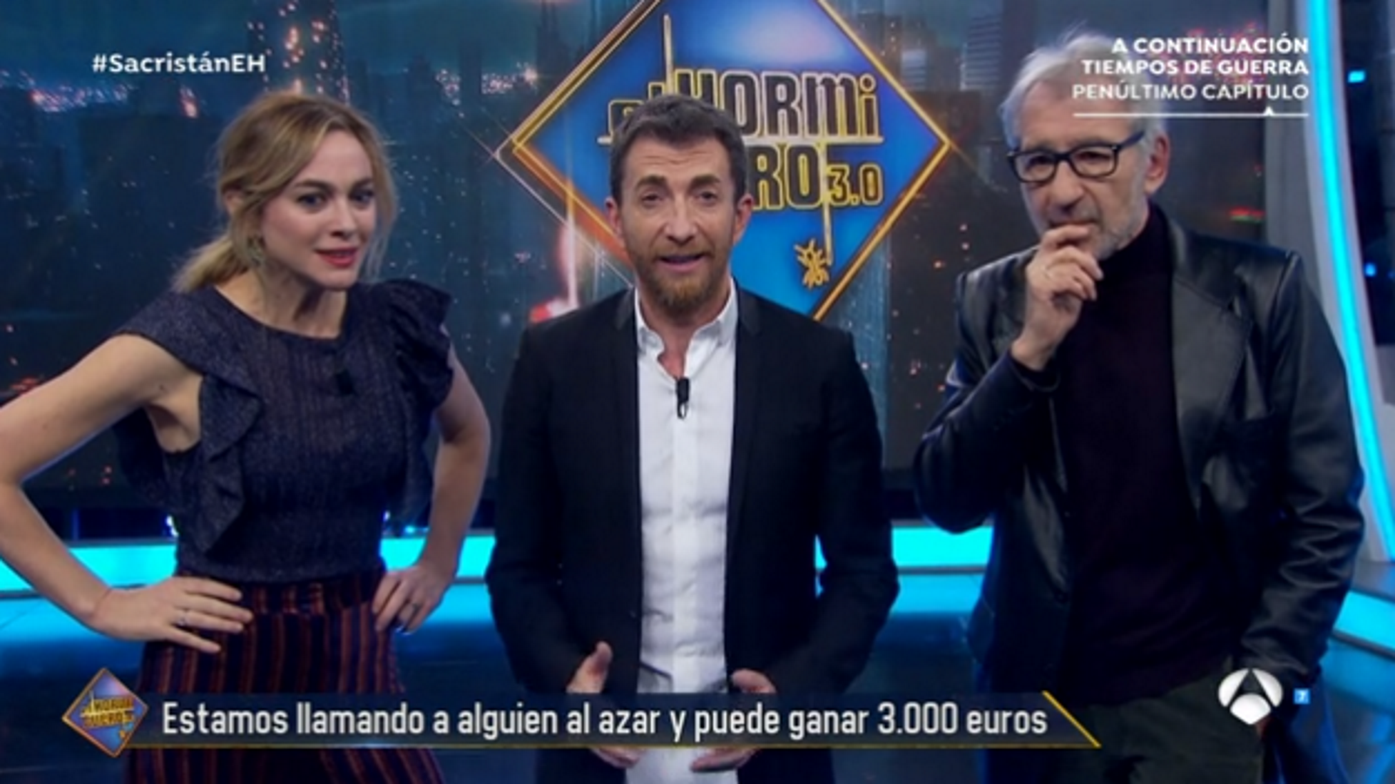 Pablo Motos sorteja 3.000€ i rep una destralada: “Ni ho sé ni m’importa”