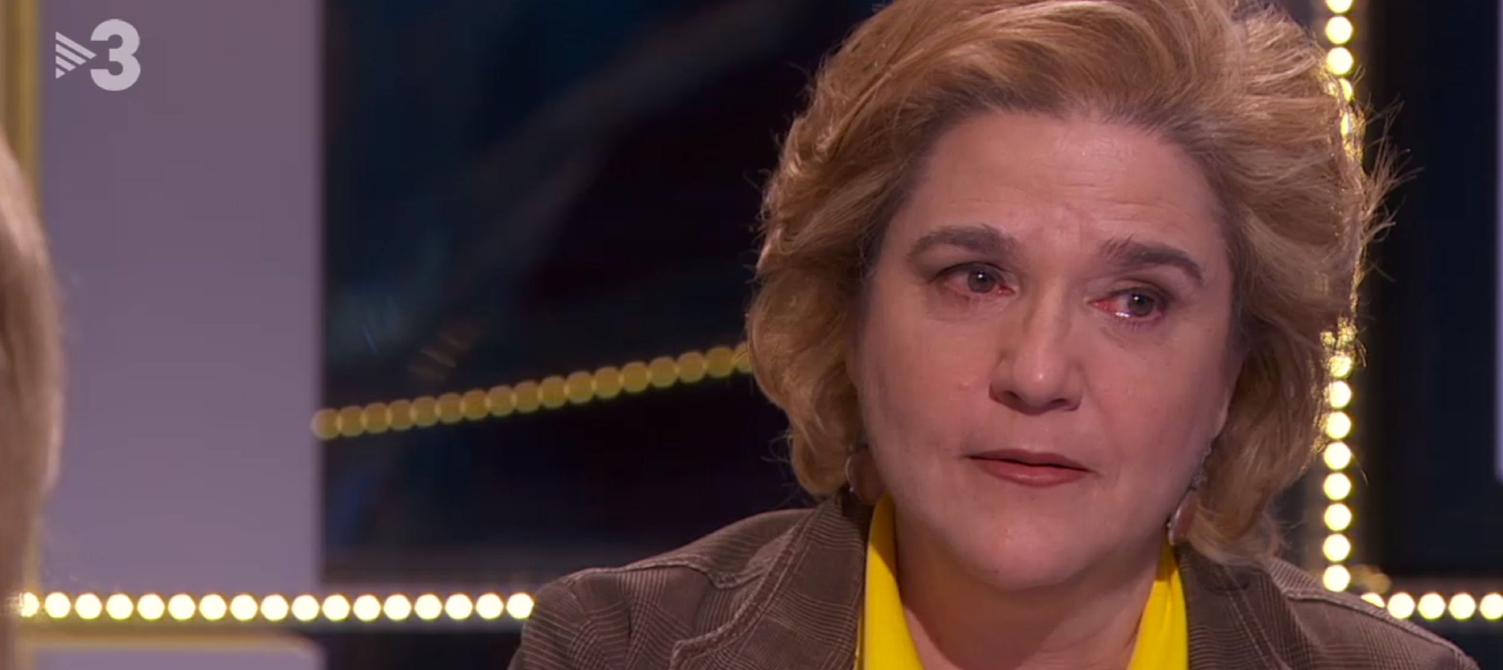 Pilar Rahola llora en TV3 y lidera con un 19%