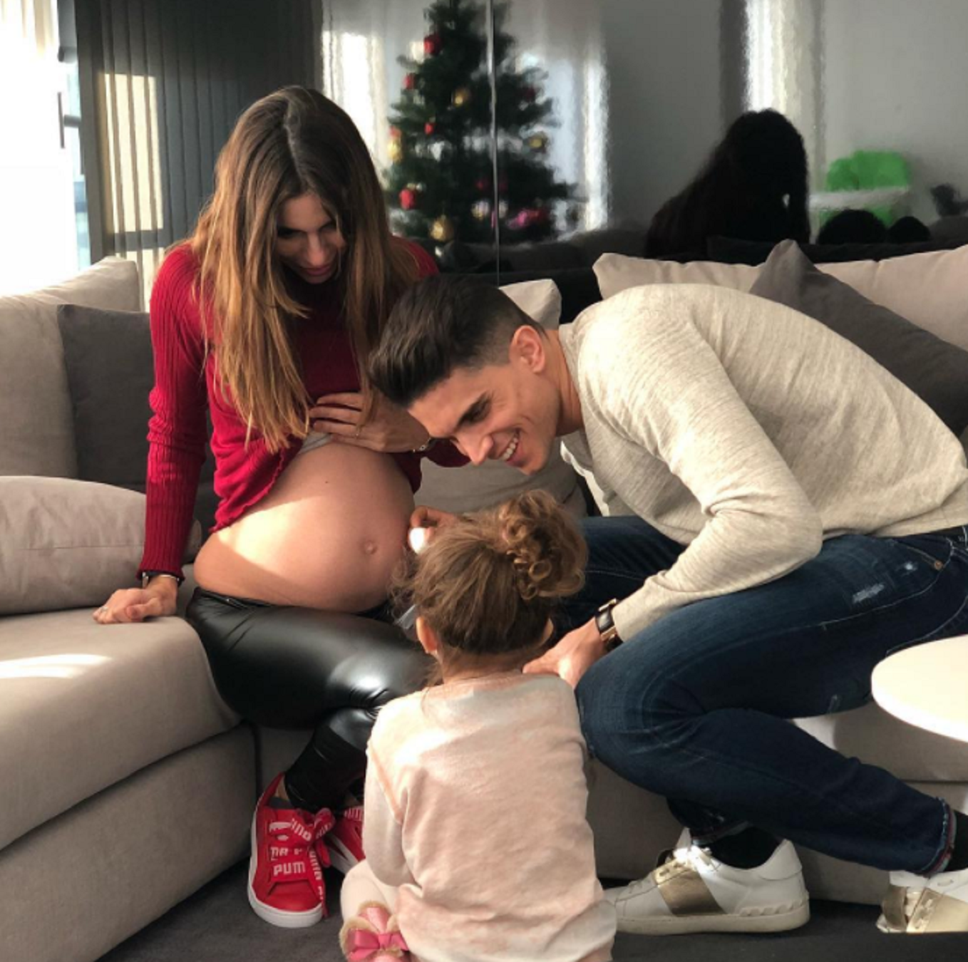 Melissa Jiménez y Marc Bartra anuncian segundo embarazo