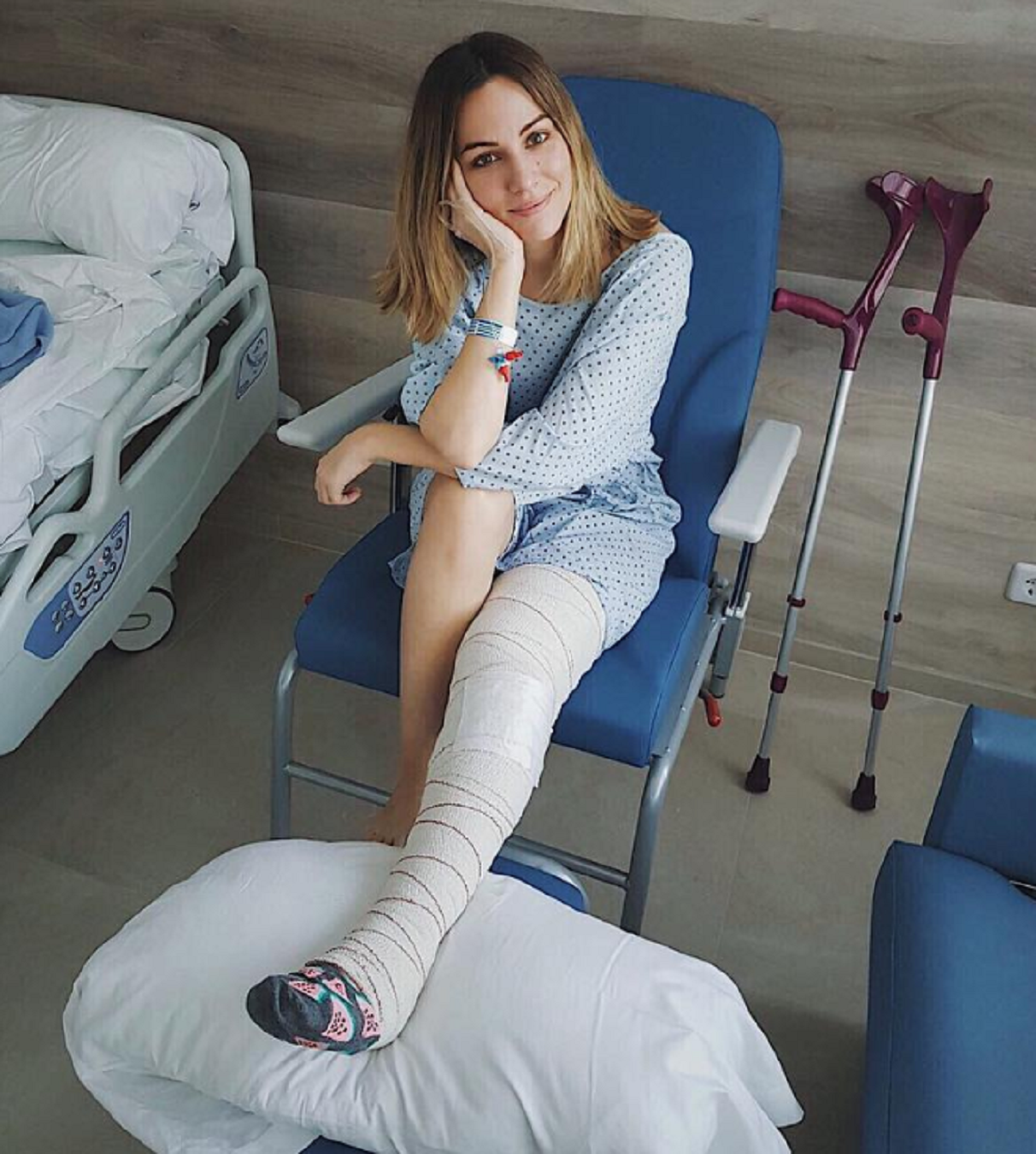 Edurne espanta amb una foto a l’hospital