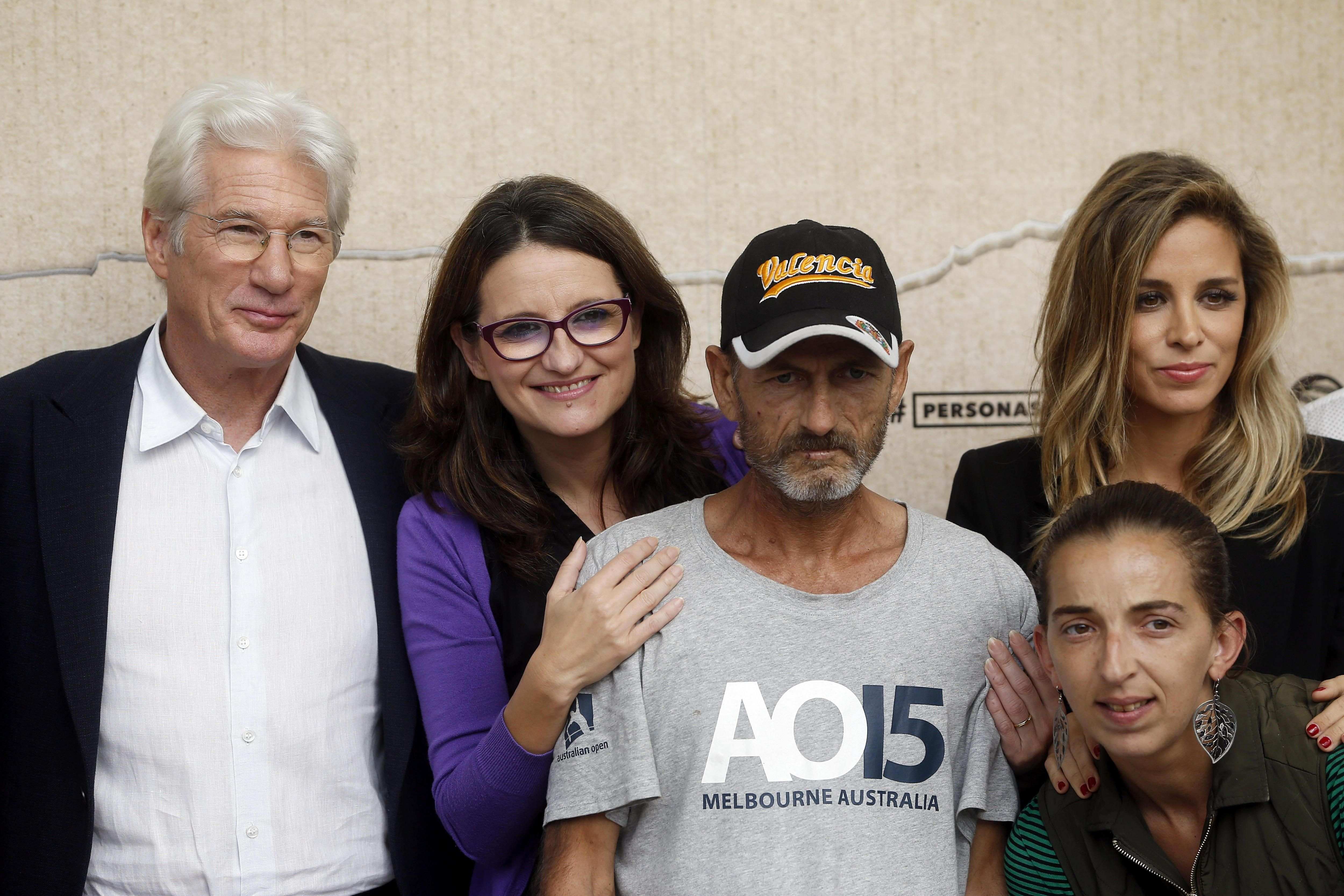 Richard Gere a València, per una causa solidària