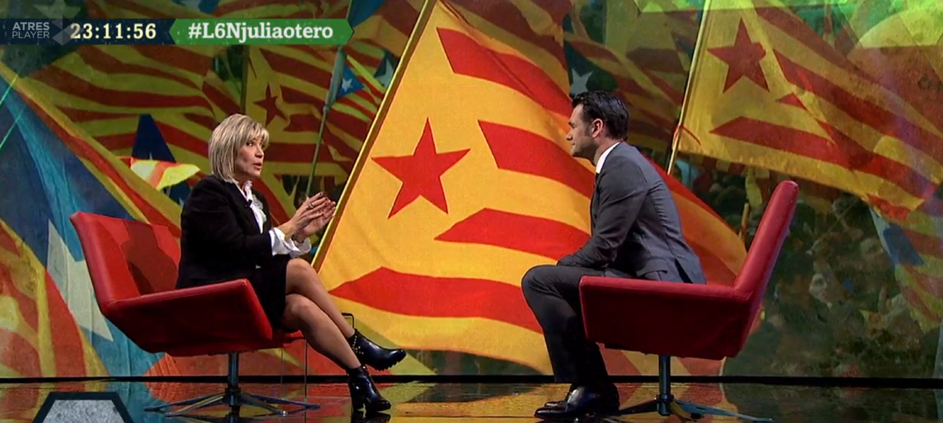 Insultos a Julia Otero que vaticina cuándo Cataluña será indepediente