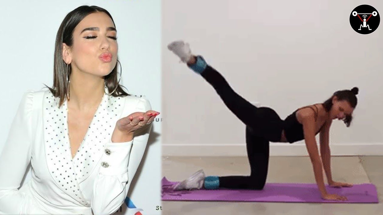 Así se pone en forma Dua Lipa en el gimnasio
