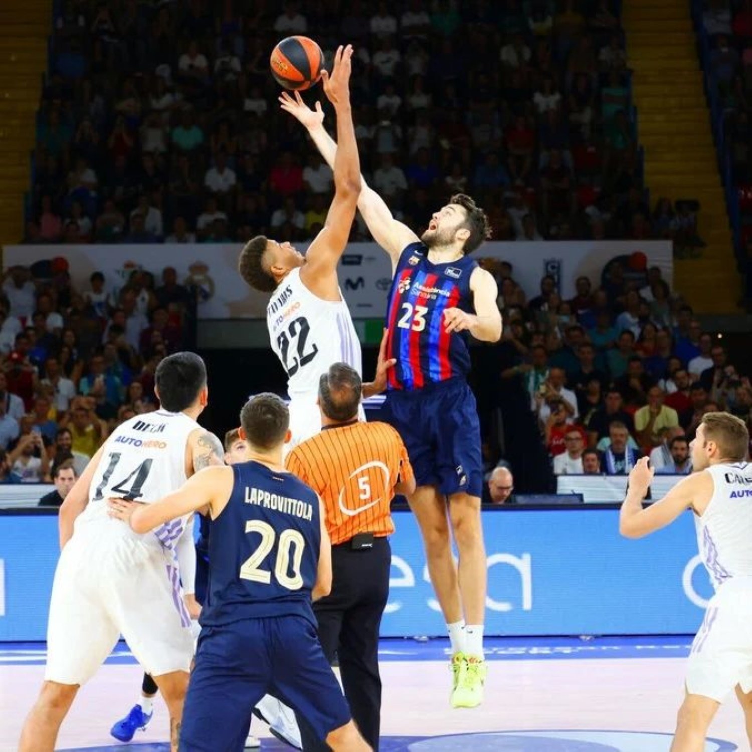 Indignación por lo que se ha oído en Movistar+ en el Barça-Madrid de baloncesto: "Vergüenza!"