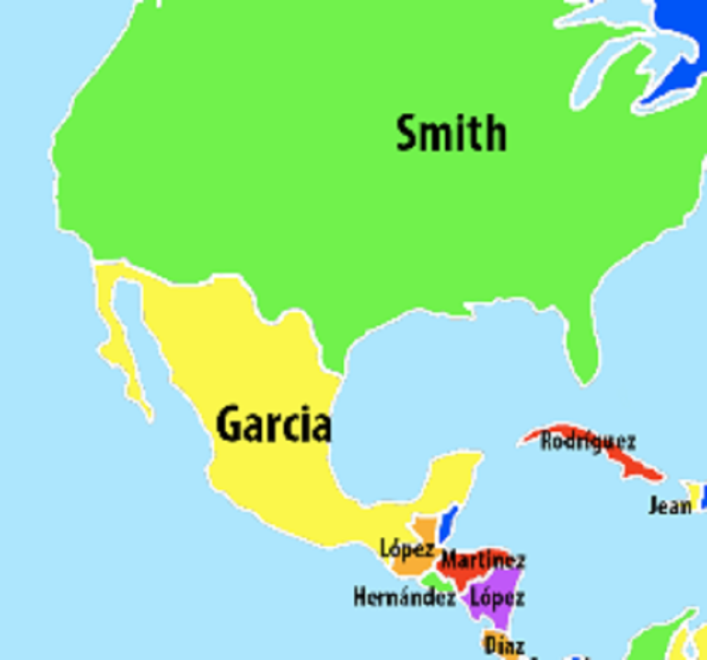 Smith, García i els -ez dominen el món