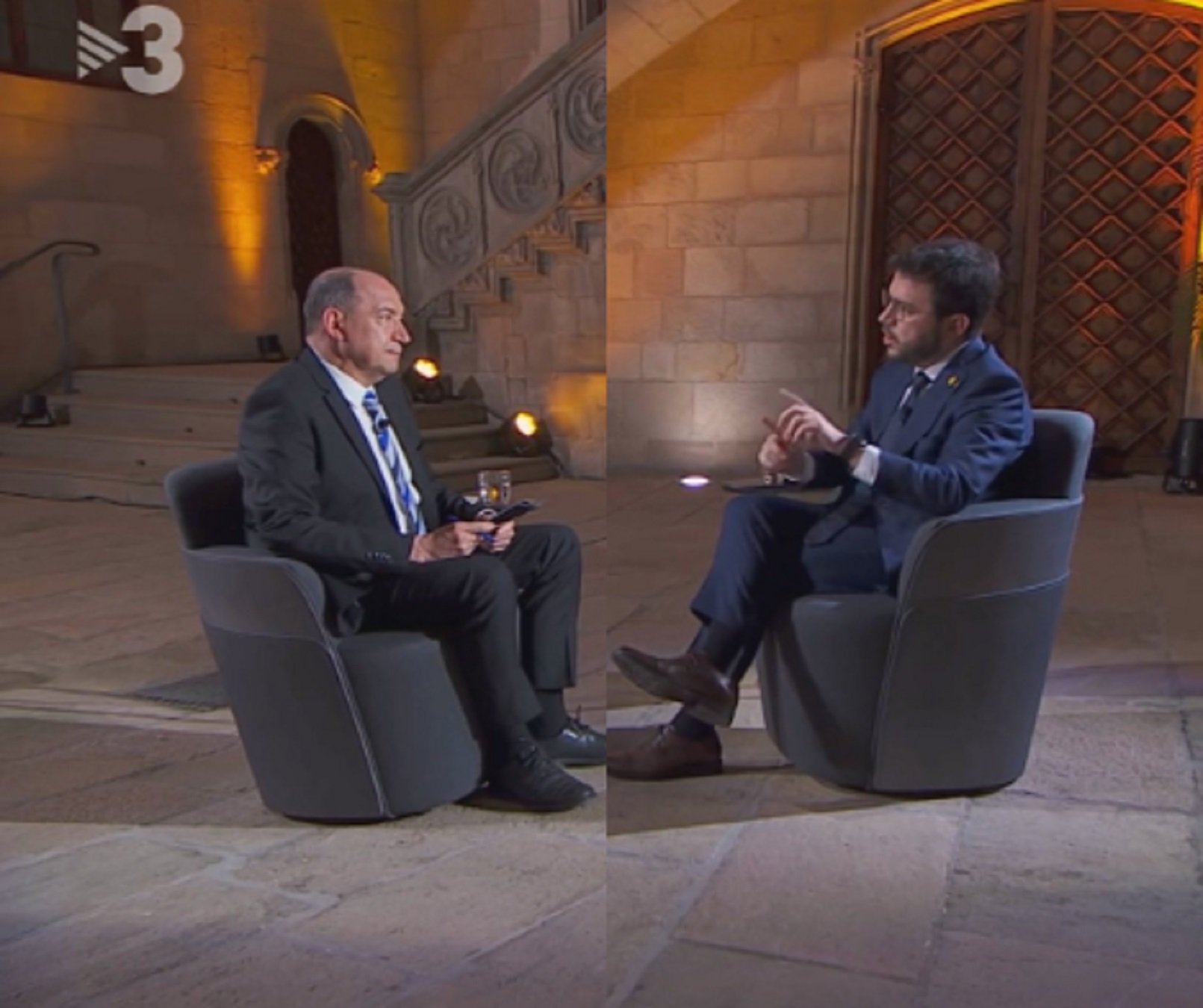 Una cara conocida de fuera de TV3 hará la entrevista institucional a Pere Aragonès