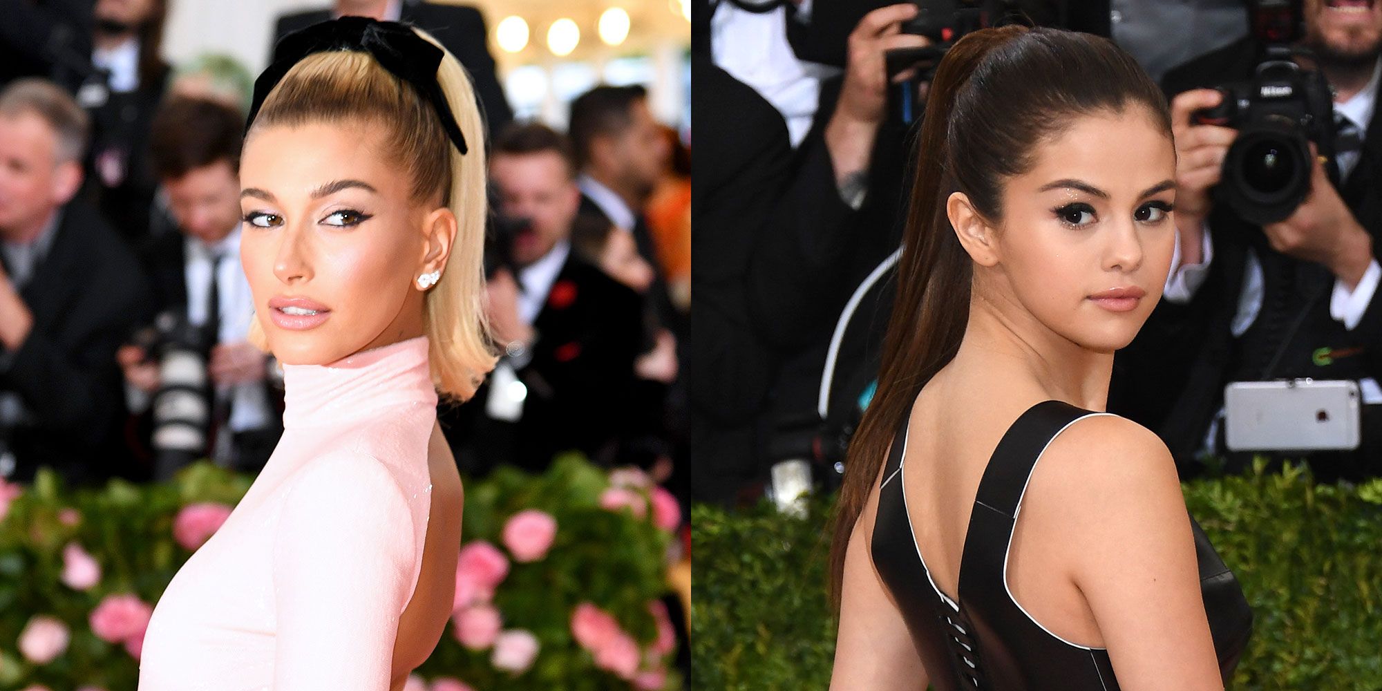 La foto entre Selena Gómez y Hailey Baldwin estaba preparada
