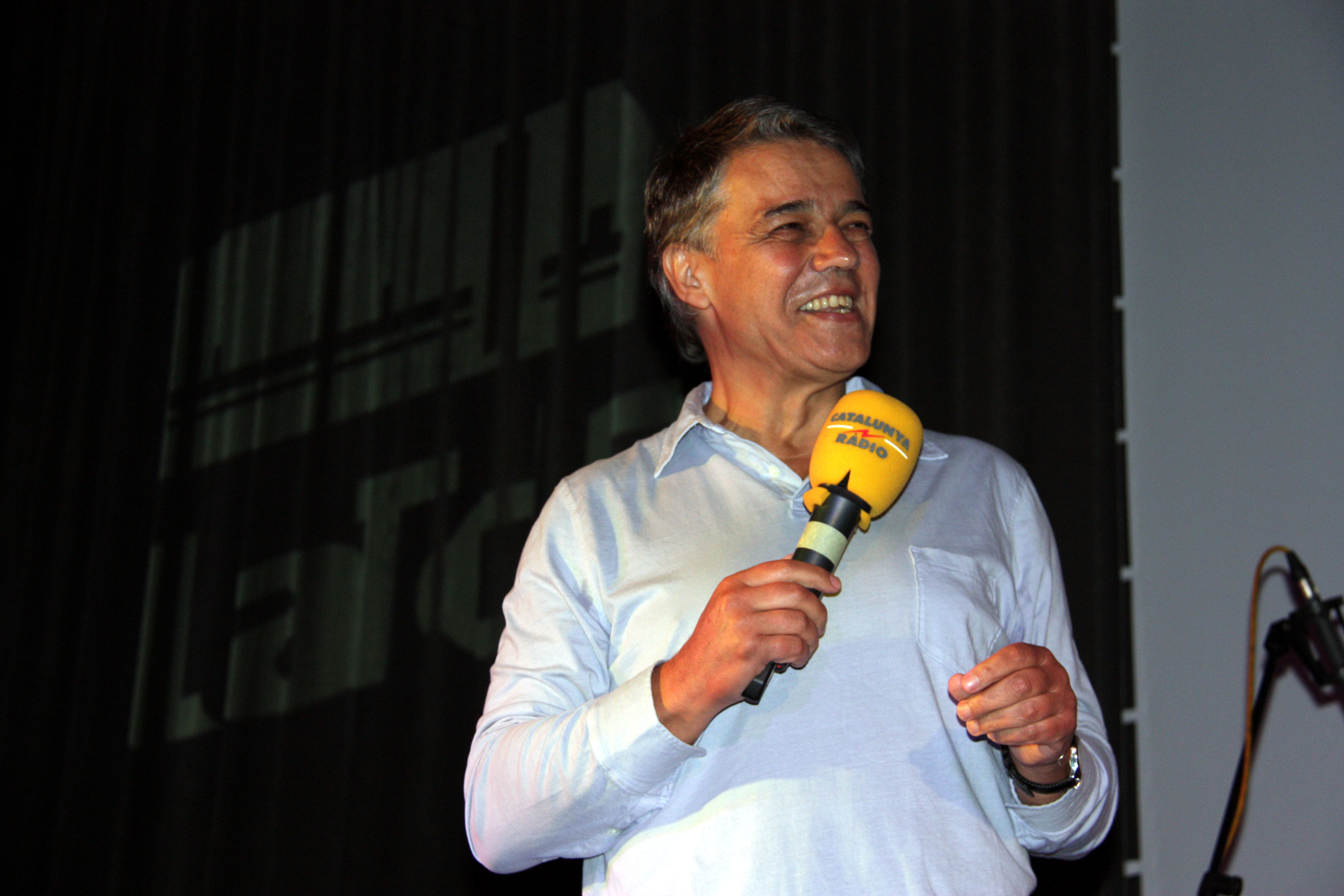 Llàgrimes d'emoció amb Joaquim Mª Puyal en una data assenyalada