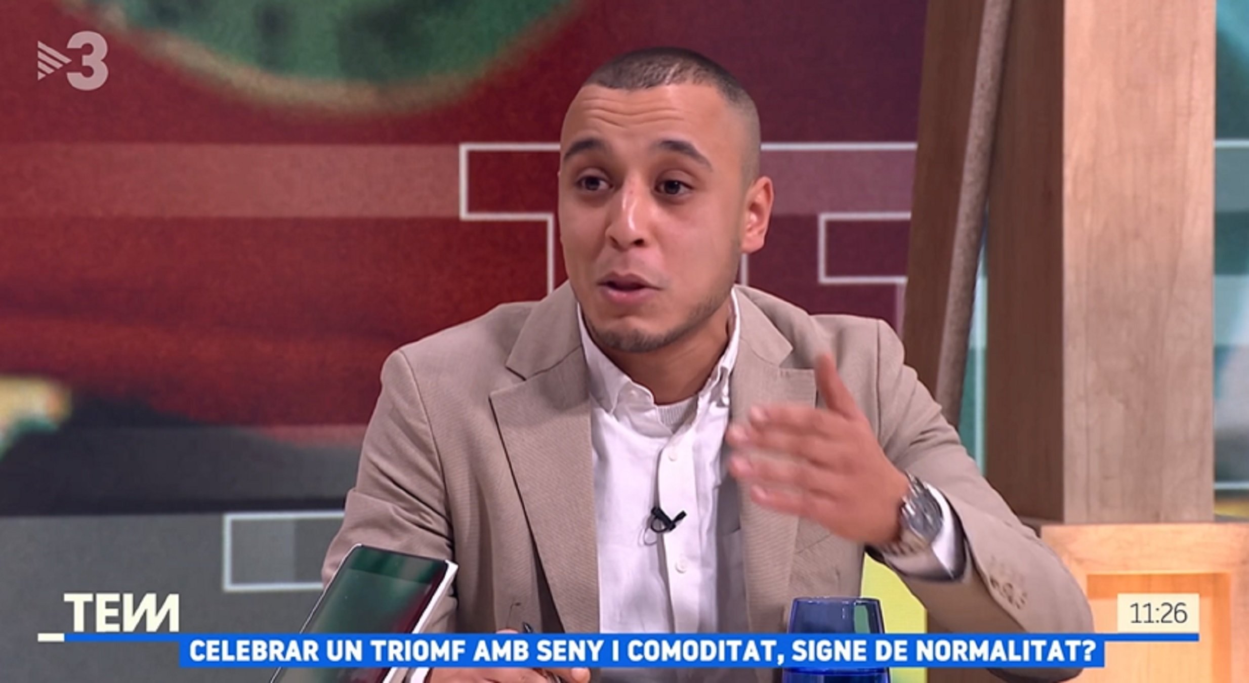 Youssef Joudi, el nuevo Pompeu Fabra de origen marroquí, lo vuelve a hacer: habla un catalán inmaculado en TV3