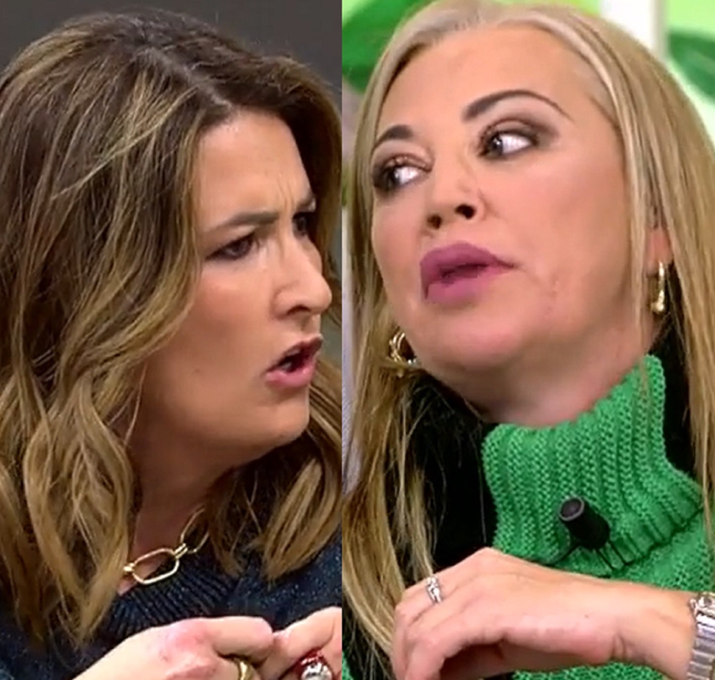 Bofetada en directo de Laura Fa a Belén Esteban por un repugnante ataque a los presos políticos