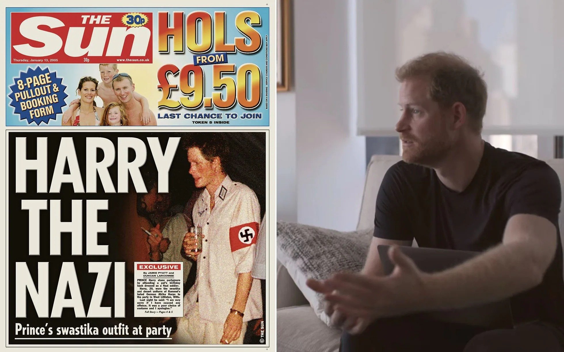 Kate Middleton y Guillermo, las mentes perversas detrás del disfraz de nazi de Harry