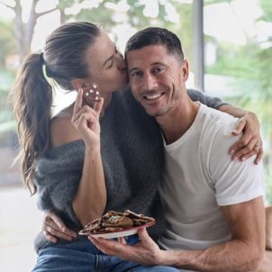 Robert Lewandowski i Anna Lewandowska, junts ballant batxata: són uns experts