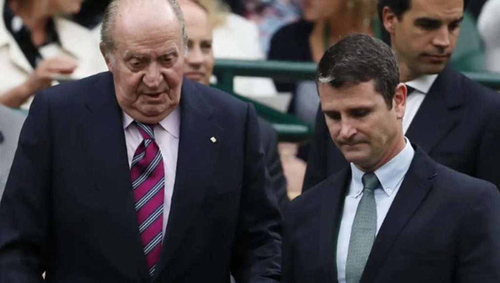 Juan Carlos I, bebido después de una noche de fiesta; no podía ni hablar