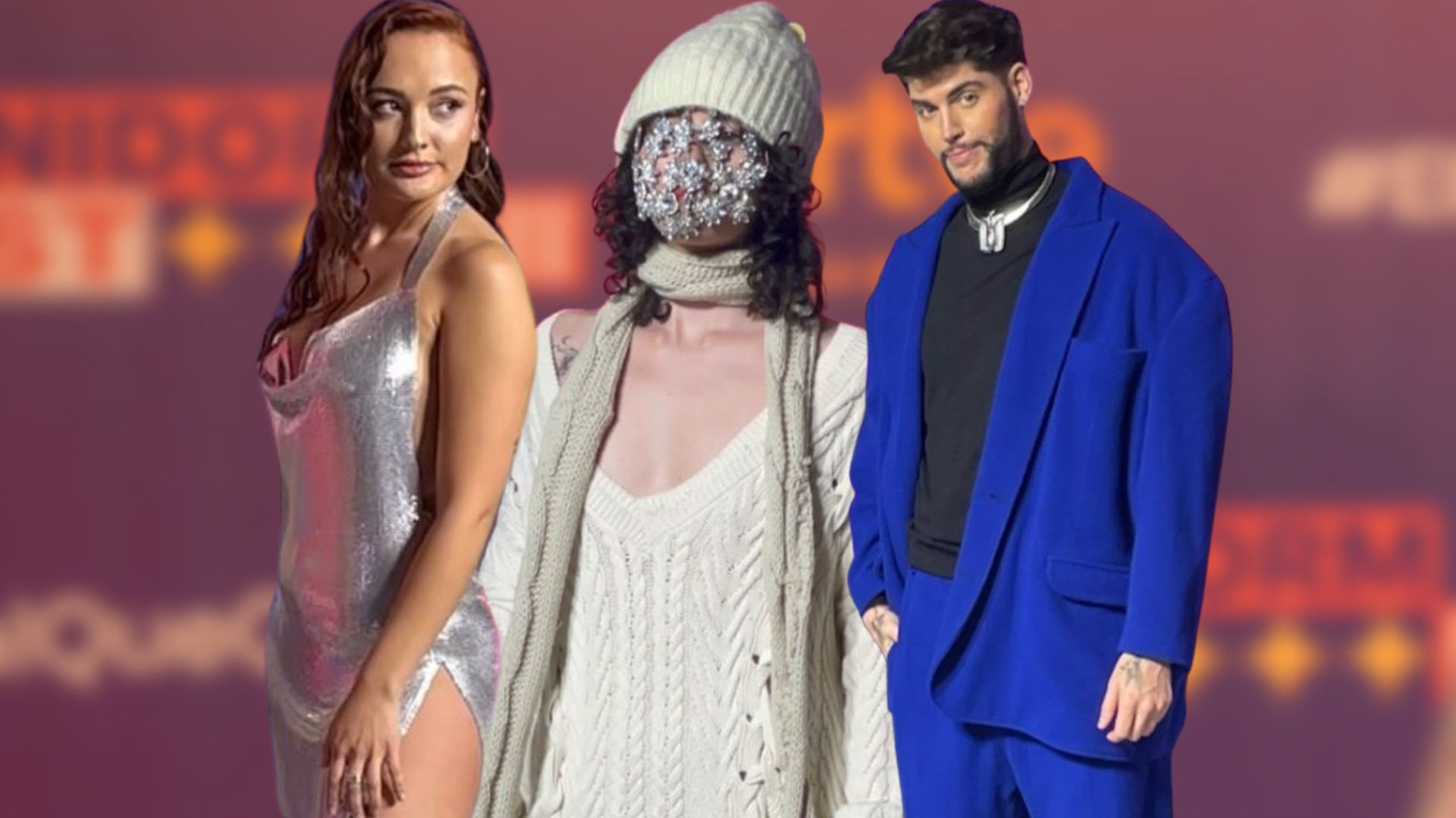 Los 'looks' más impresionantes de la alfombra naranja del Benidorm Fest 2023