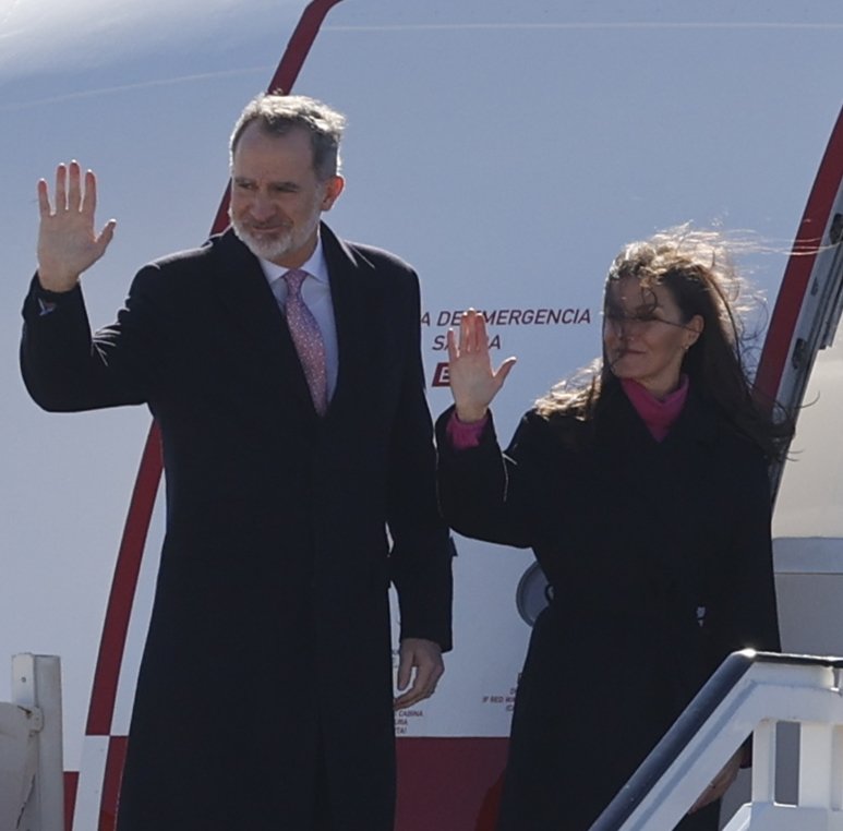 L'avió amb el què han viatjat els Reis d'Espanya a Egipte: un hotel cinc estrelles gran luxe