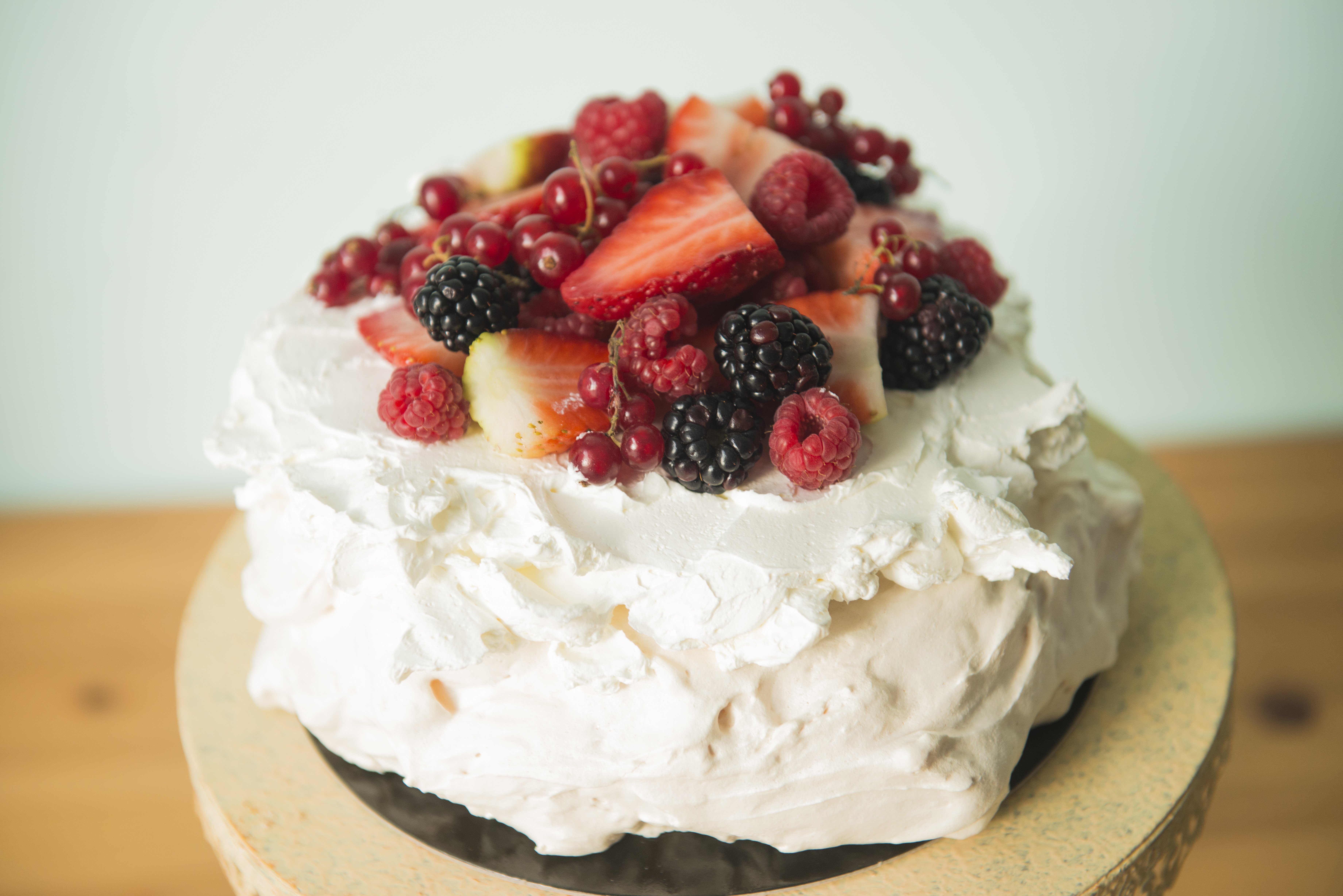 El irresistible pastel de frutos rojos