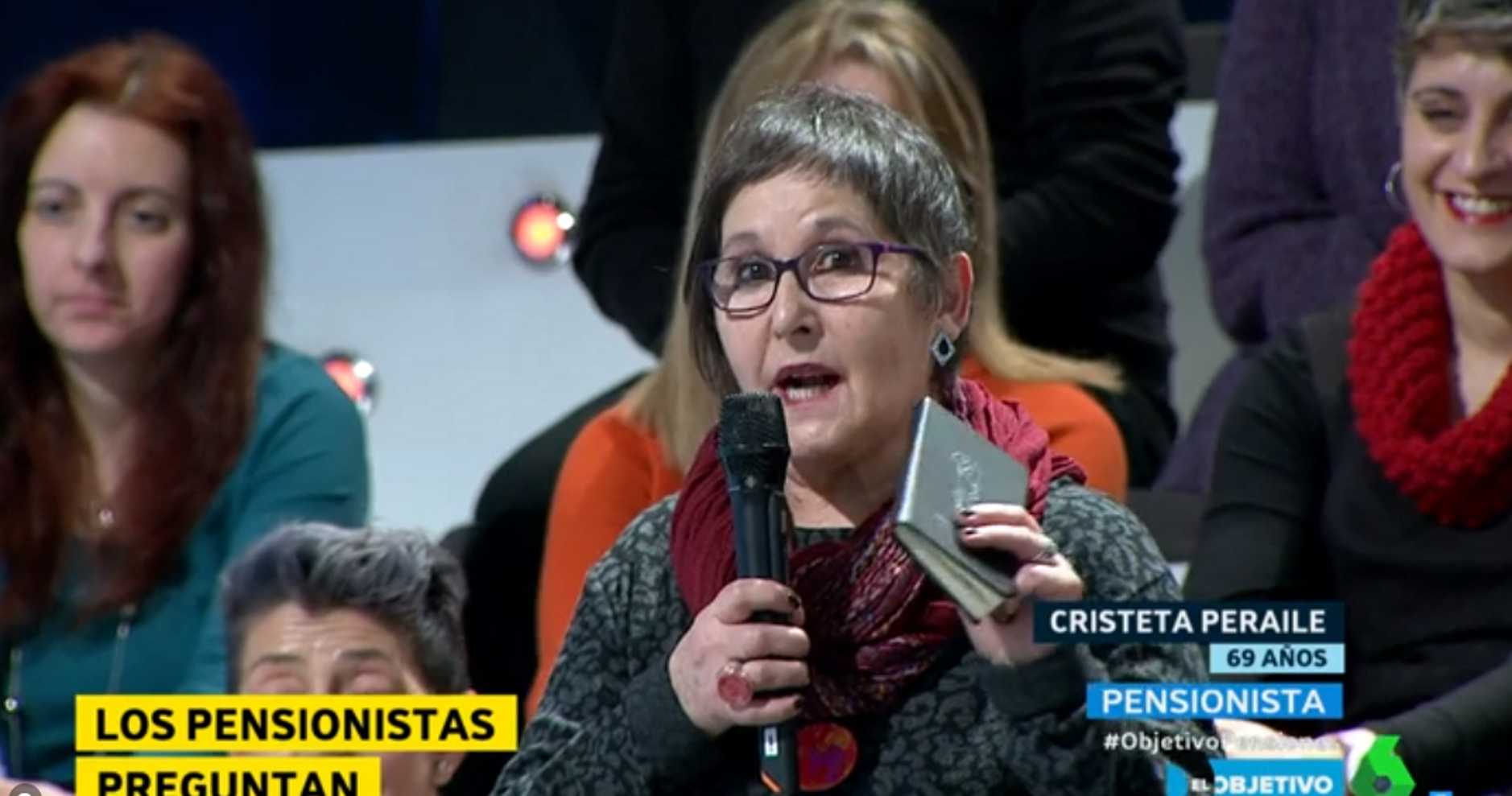 Un grupo de pensionistas pone en evidencia a PP, PSOE y Ciudadanos en La Sexta