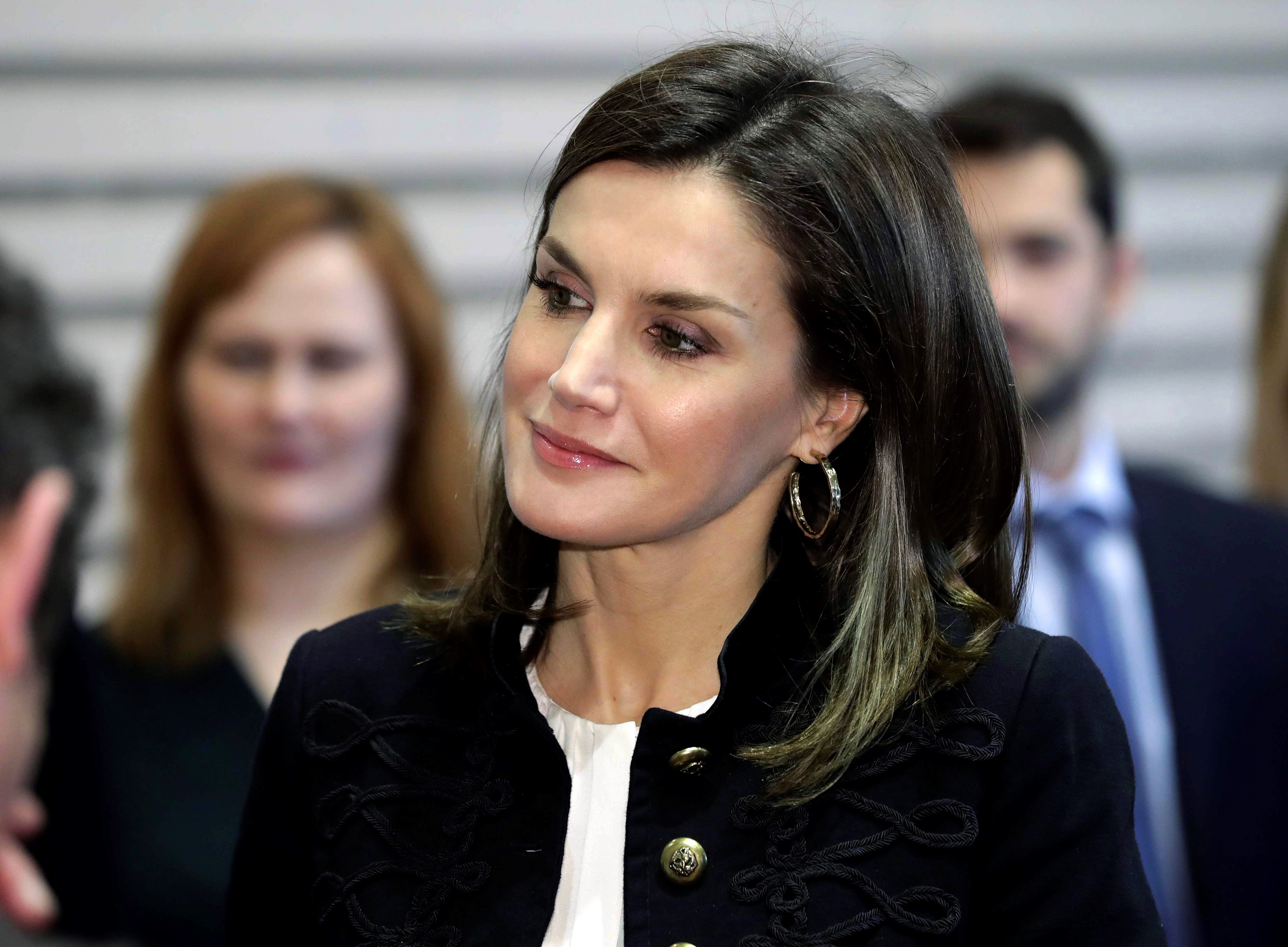 La reina Letizia, en el teatro vestida de Napoleón