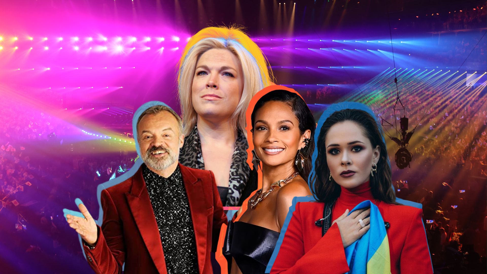 Presentadores de Eurovisión 2023? Un cuarteto artístico y legendario de la televisión