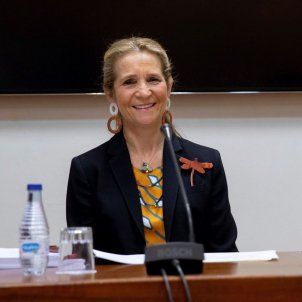 La infanta Elena, una d'habitual a les comissaries de policia de Madrid