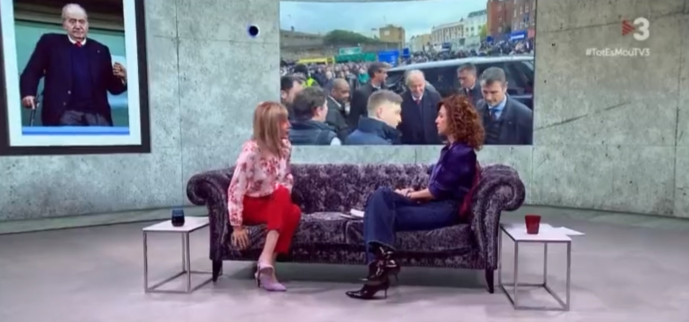 Eyre sorprèn a TV3 pel que ha dit de Joan Carles, ja a Sanxenxo: "Está enamorado"