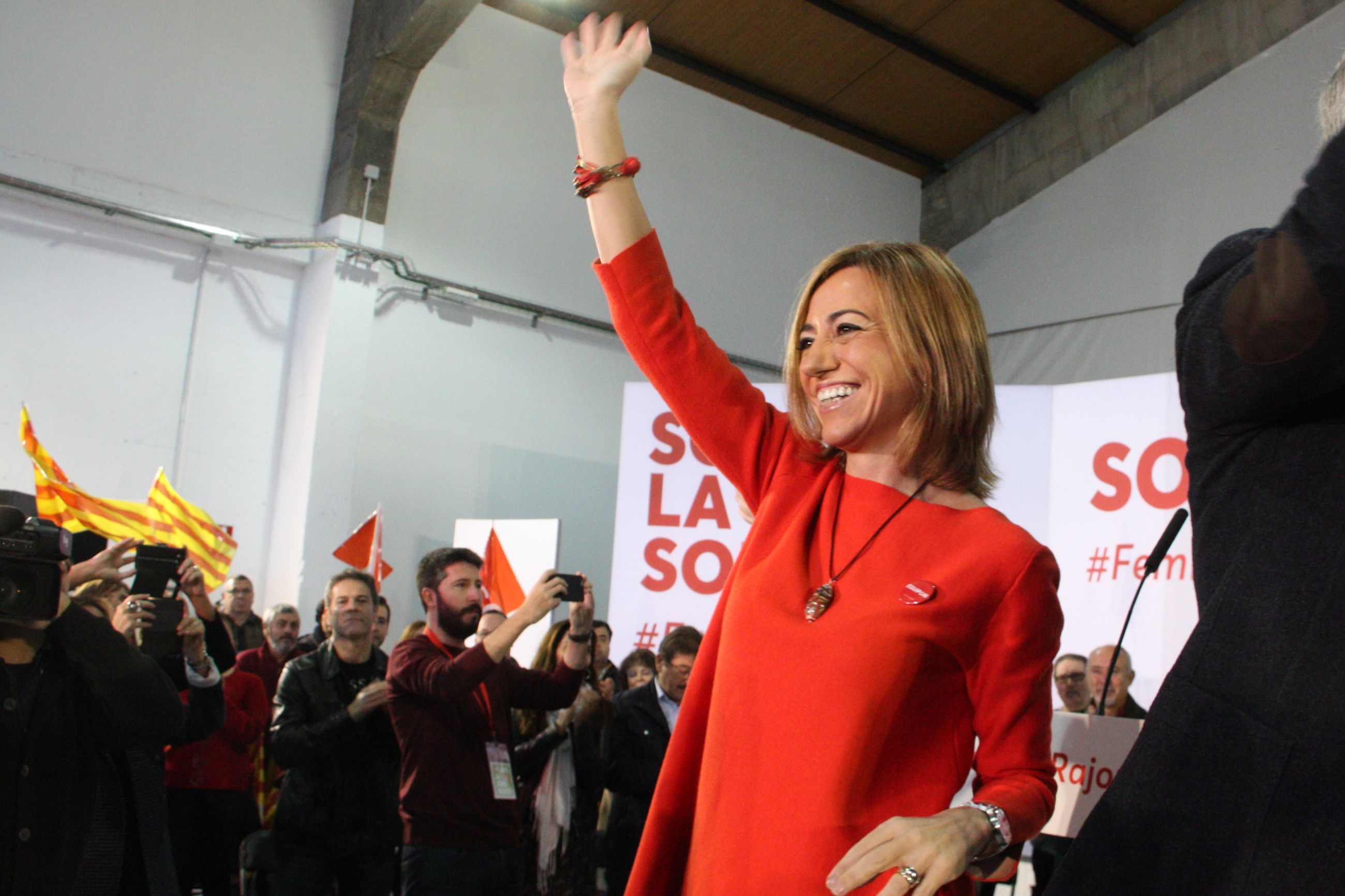 Carme Chacón s'apunta a classes de boxa en plena crisi socialista