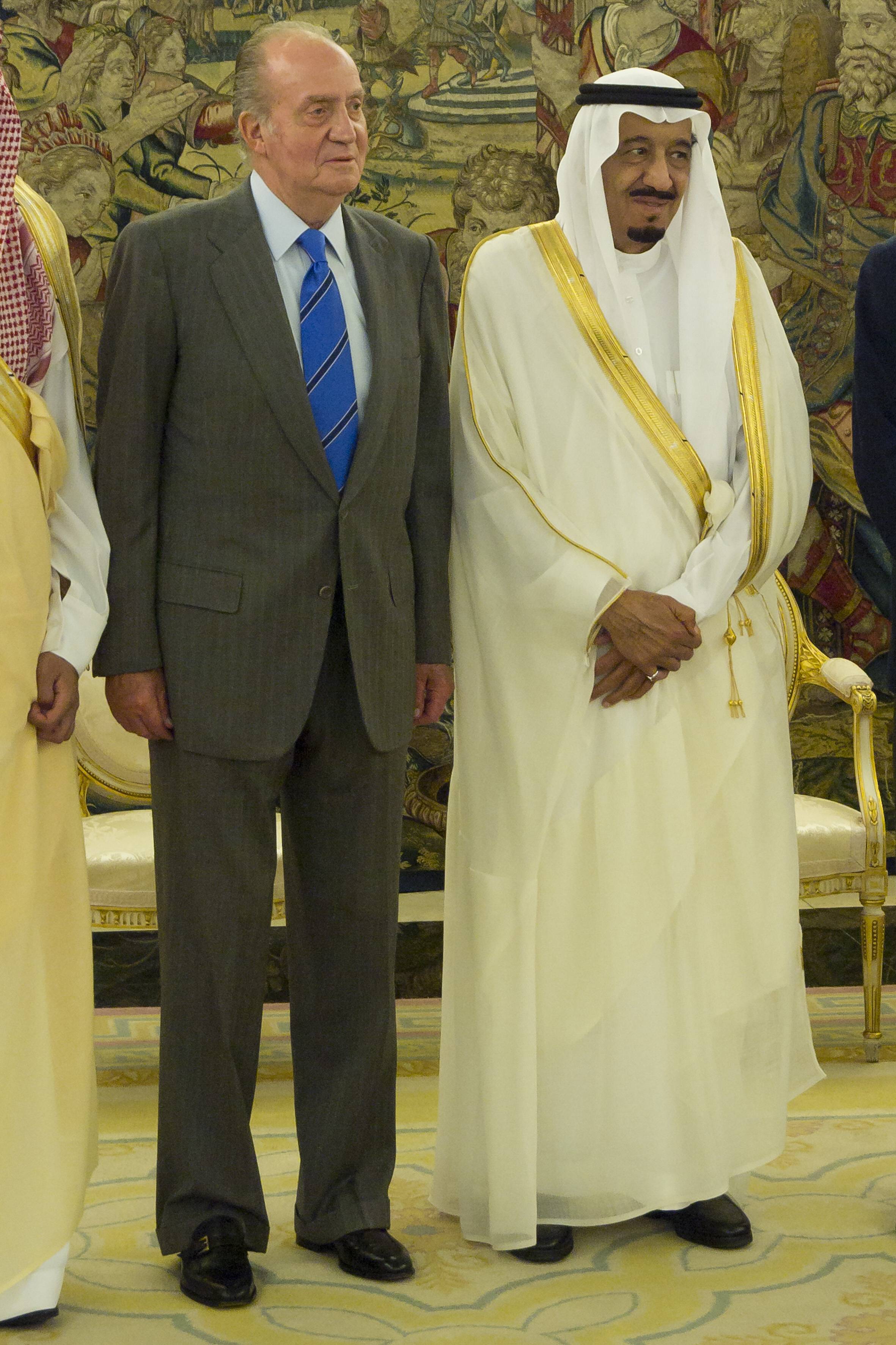 El rey Juan Carlos I, Semana Santa en Arabia Saudí