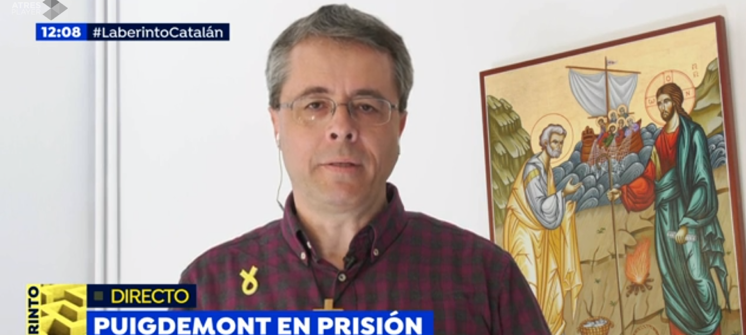 Antena 3 acusa a un cura indepe de comparar presos políticos y Jesucristo