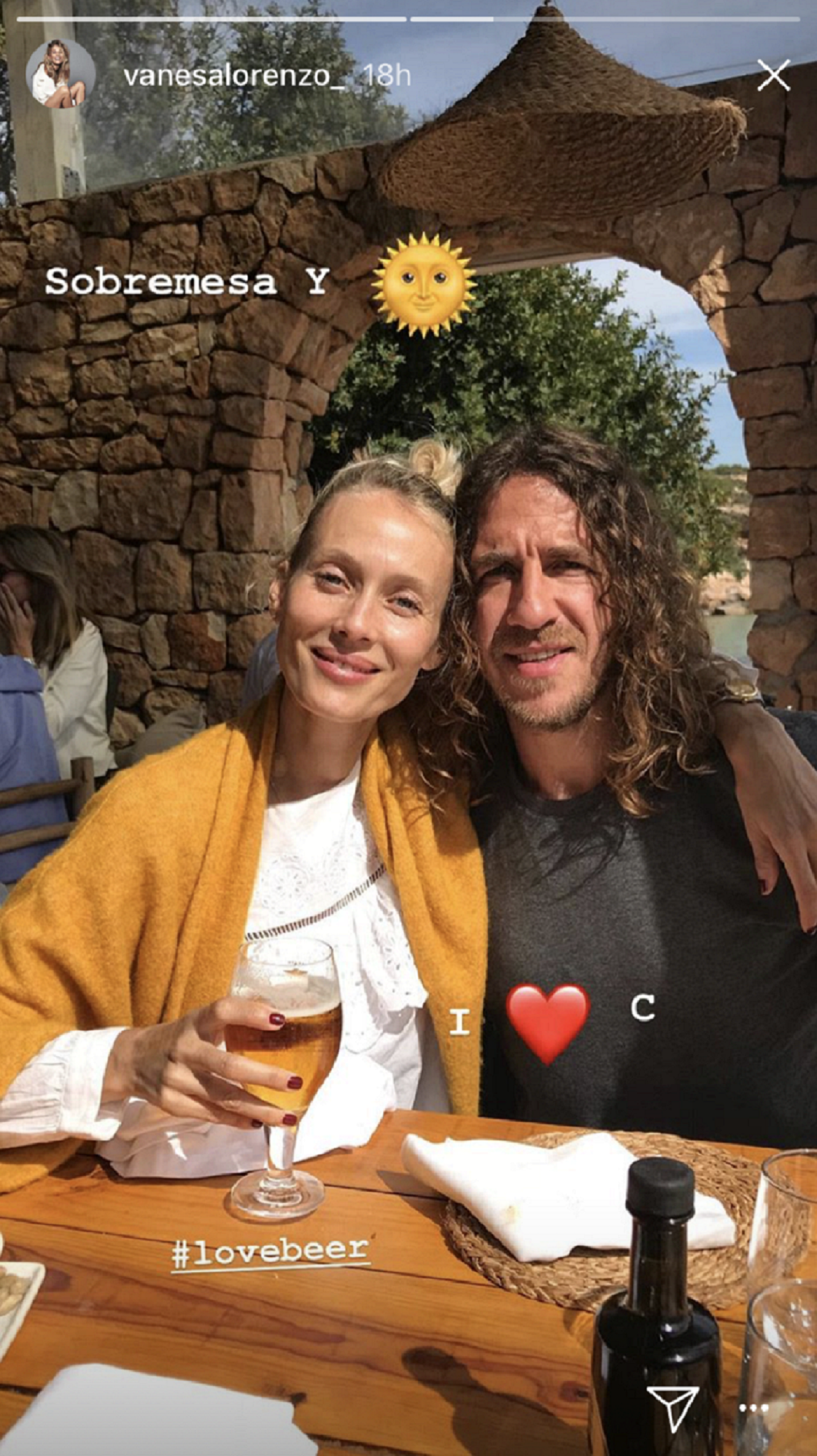 La sospitosa foto de Carles Puyol i Vanesa Lorenzo que fa pensar en boda
