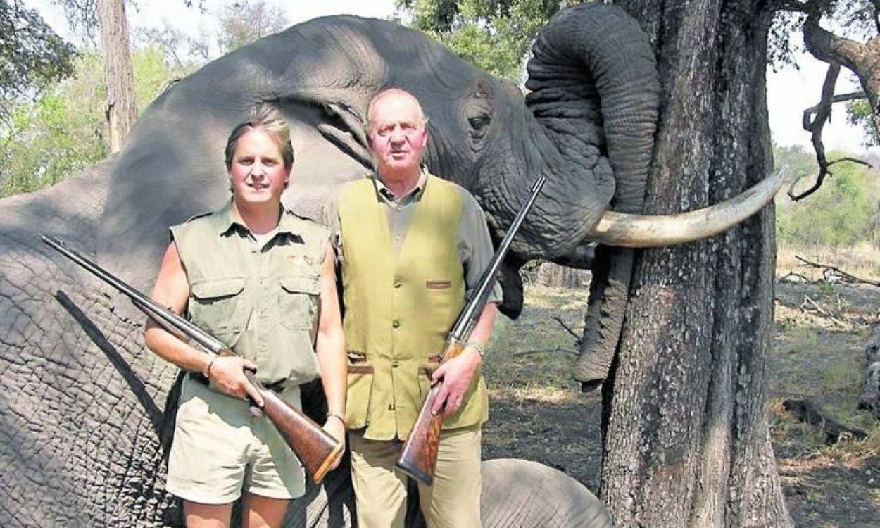 Jirafas, rinocerontes y elefantes, la ‘habitación de los horrores’ de Juan Carlos I en Zarzuela, 3,4 millones